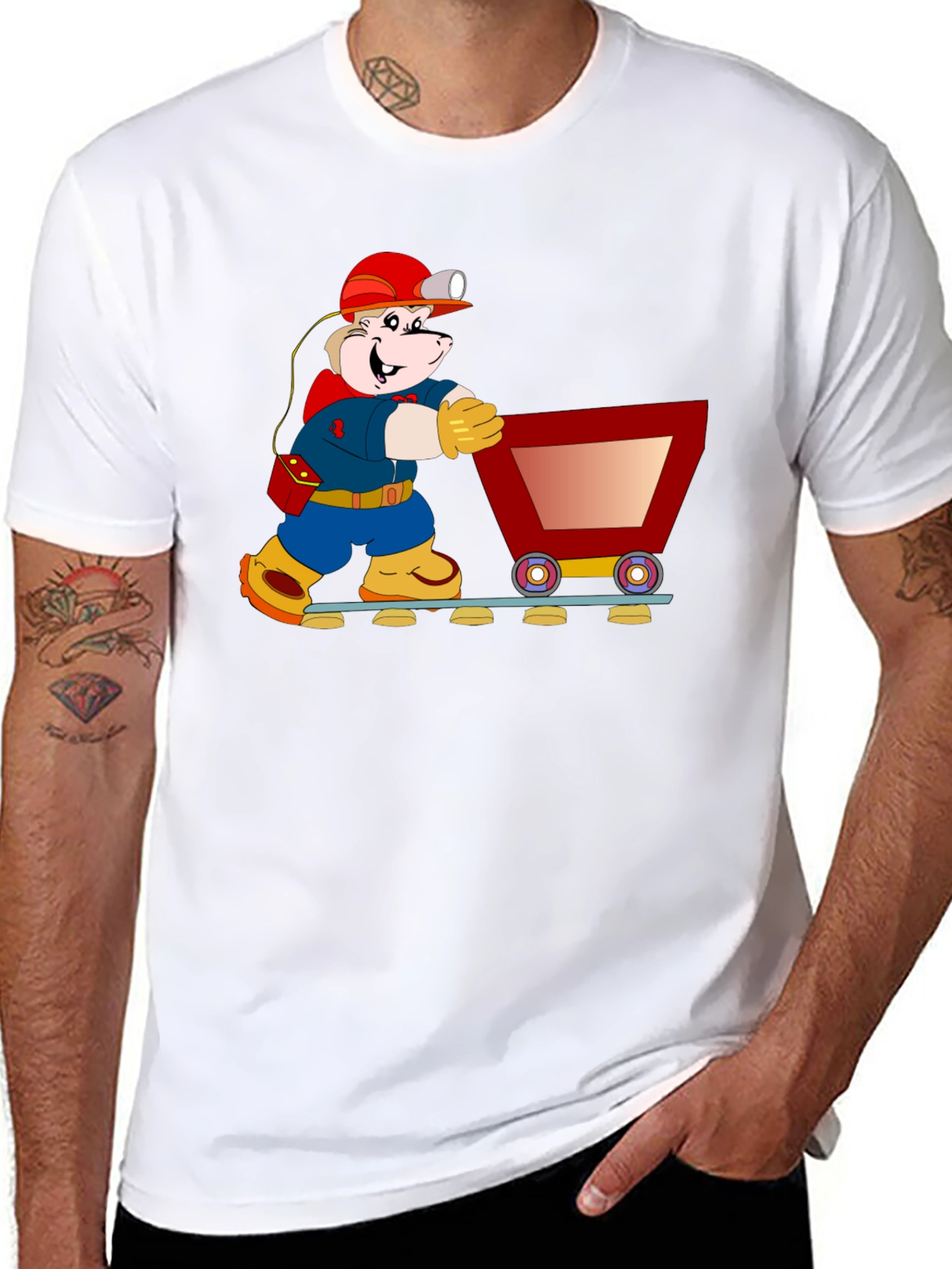 Cartoon Miner T-Shirt