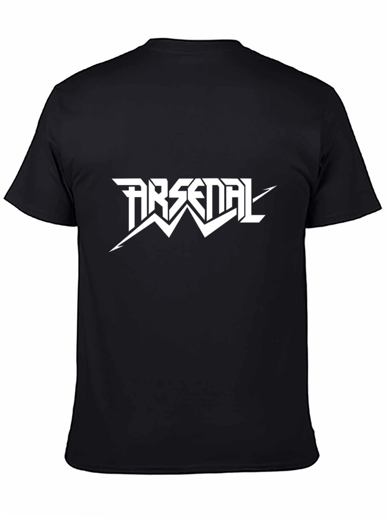 Arsenal Band Logo Black Graphic Tee
