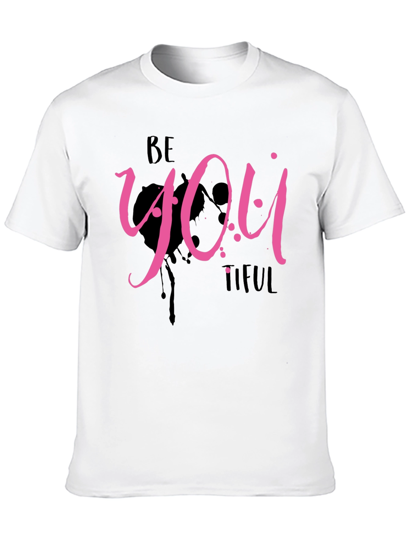 Be You Tiful Black Graphic Tee