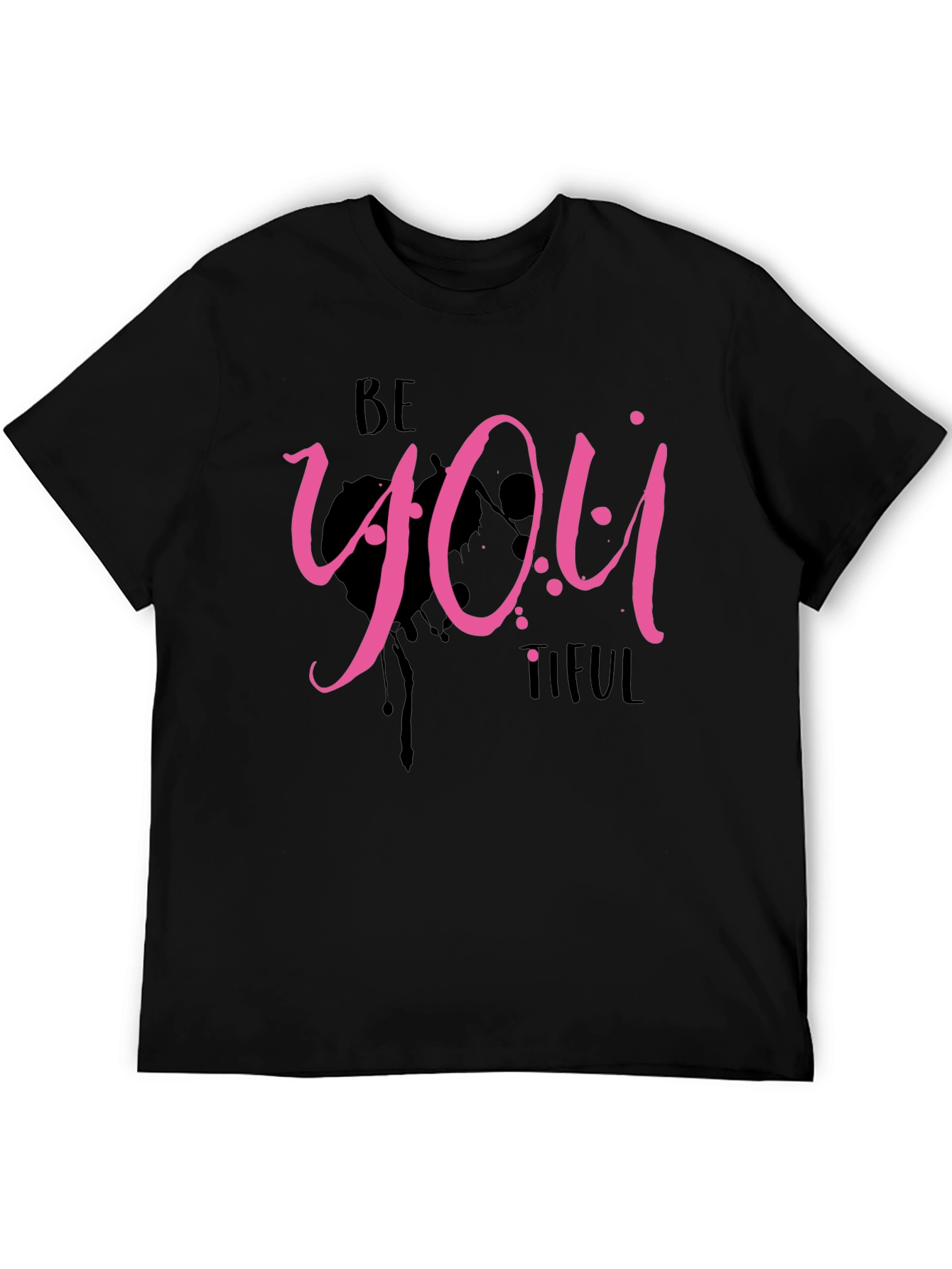 Be You Tiful Black Graphic Tee