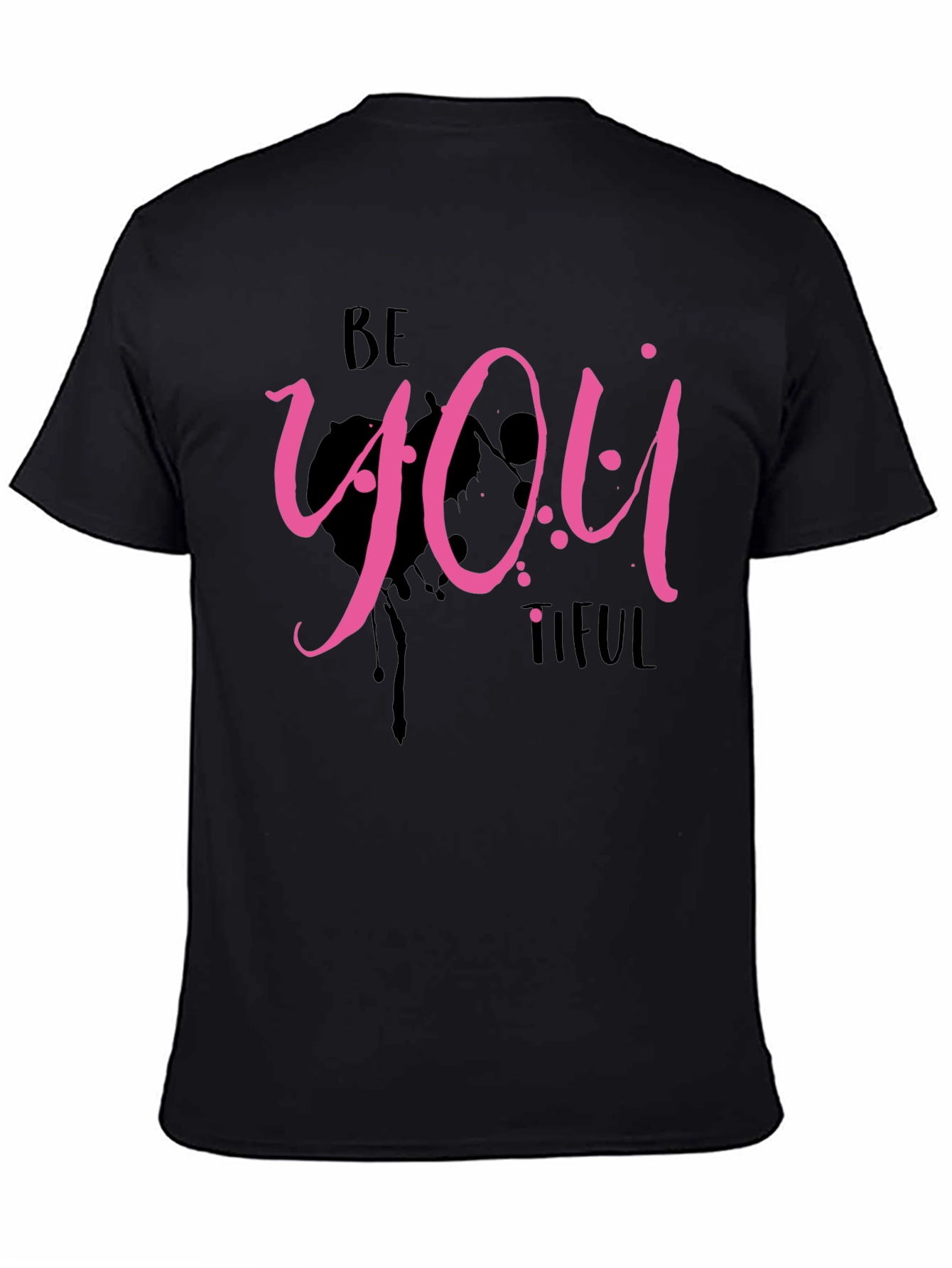Be You Tiful Black Graphic Tee