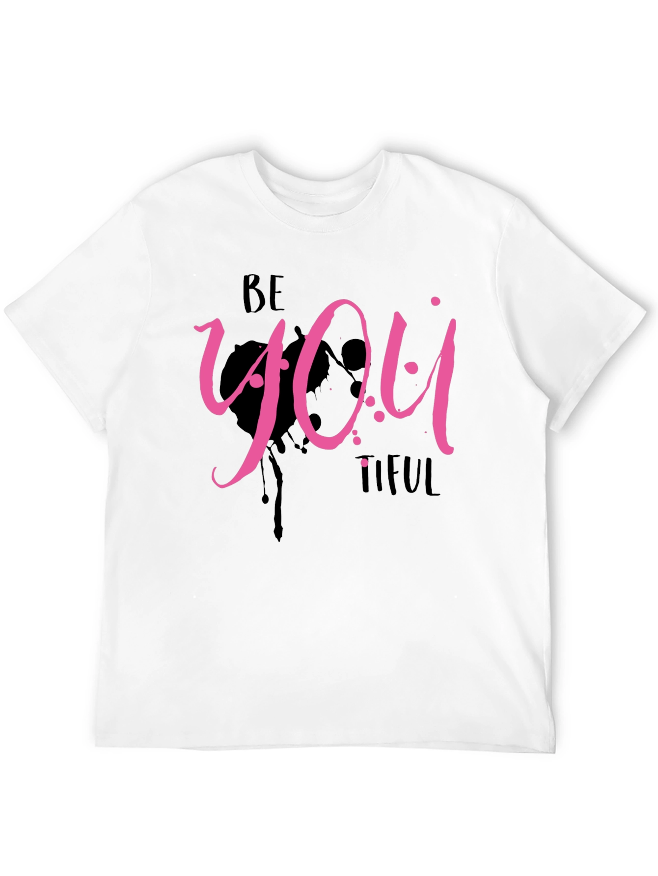 Be You Tiful Black Graphic Tee