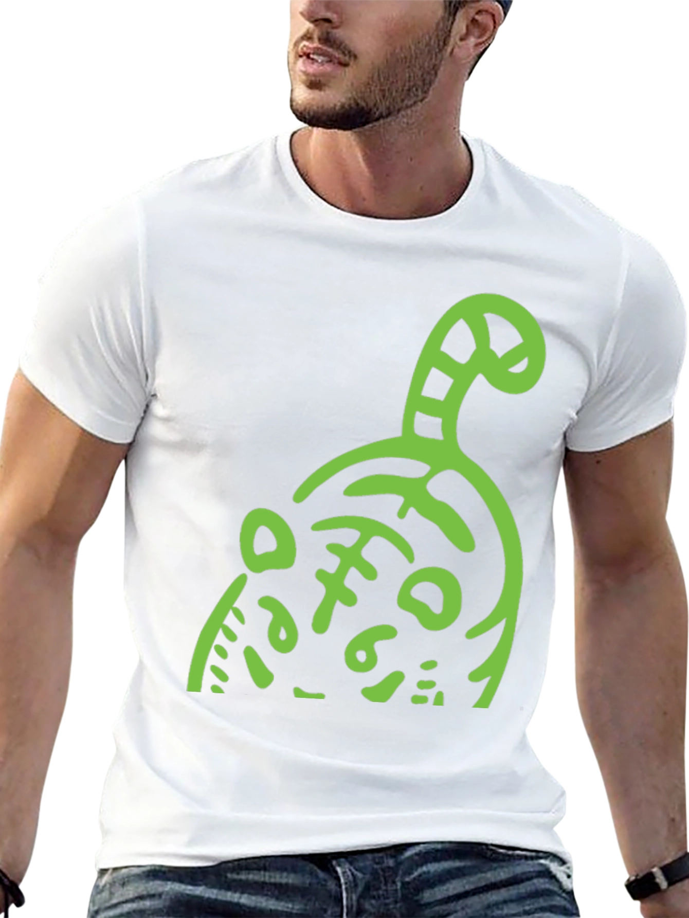 Abstract Tiger Graphic Tee