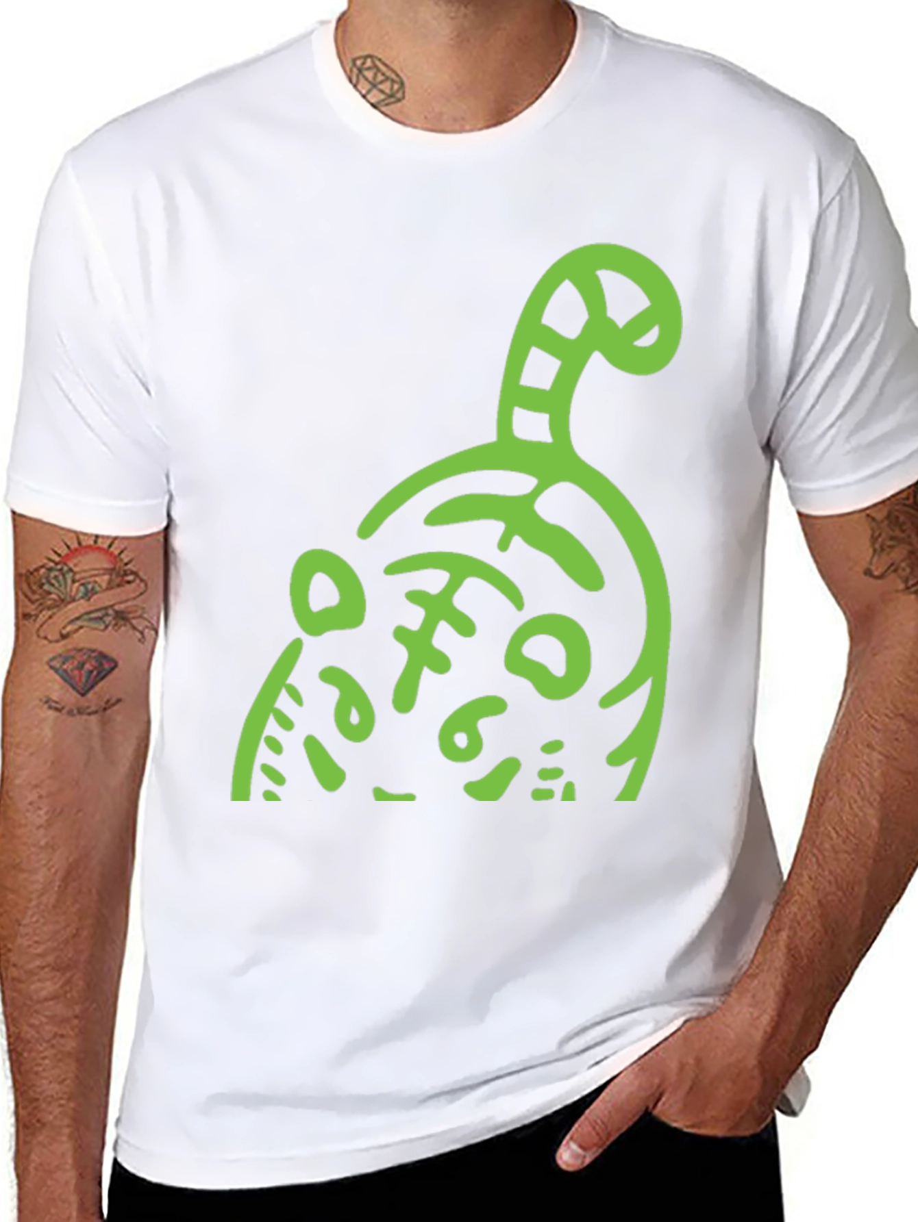 Abstract Tiger Graphic Tee