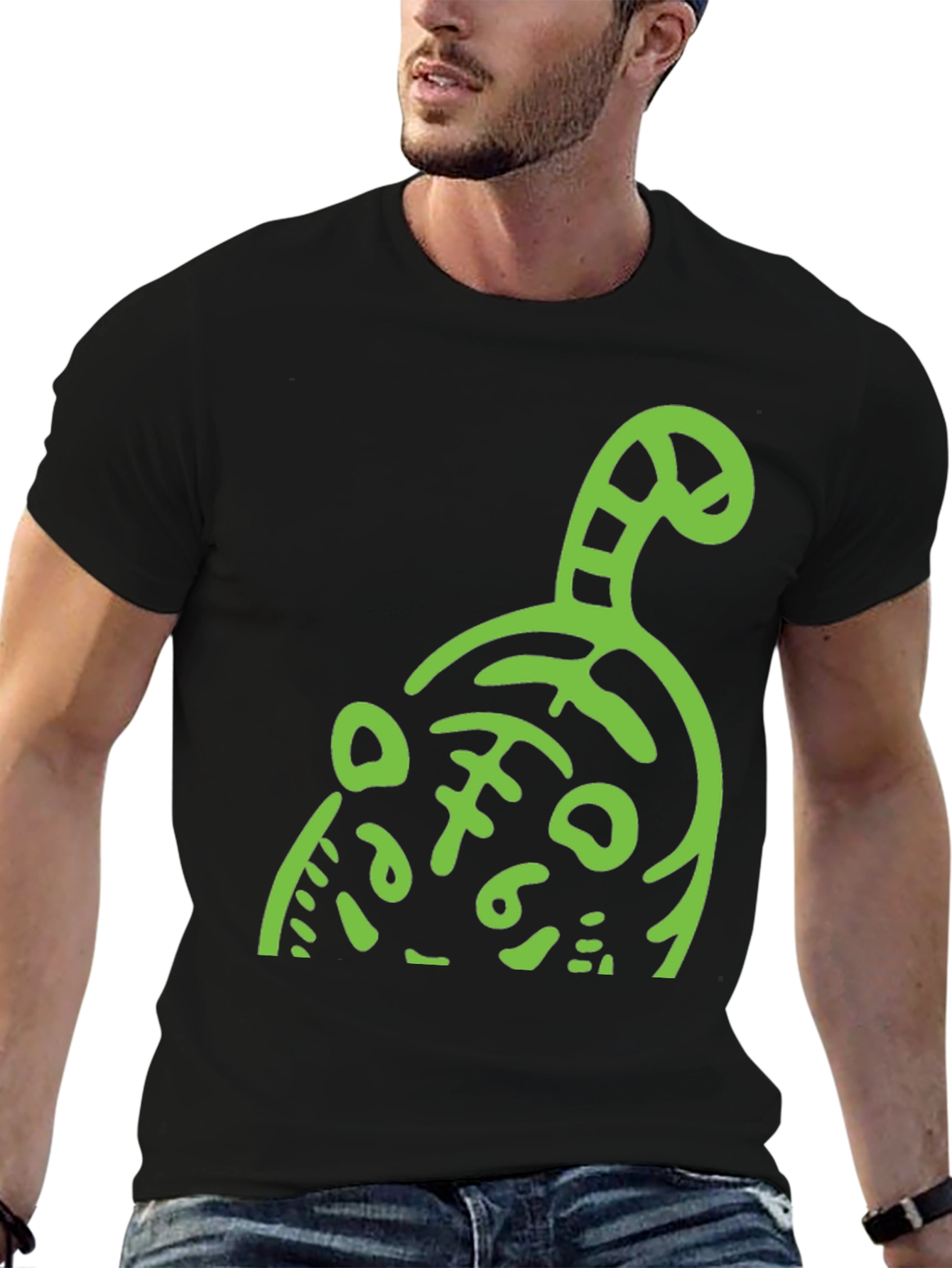 Abstract Tiger Graphic Tee