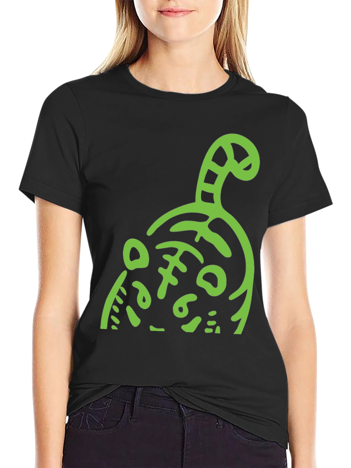 Abstract Tiger Graphic Tee