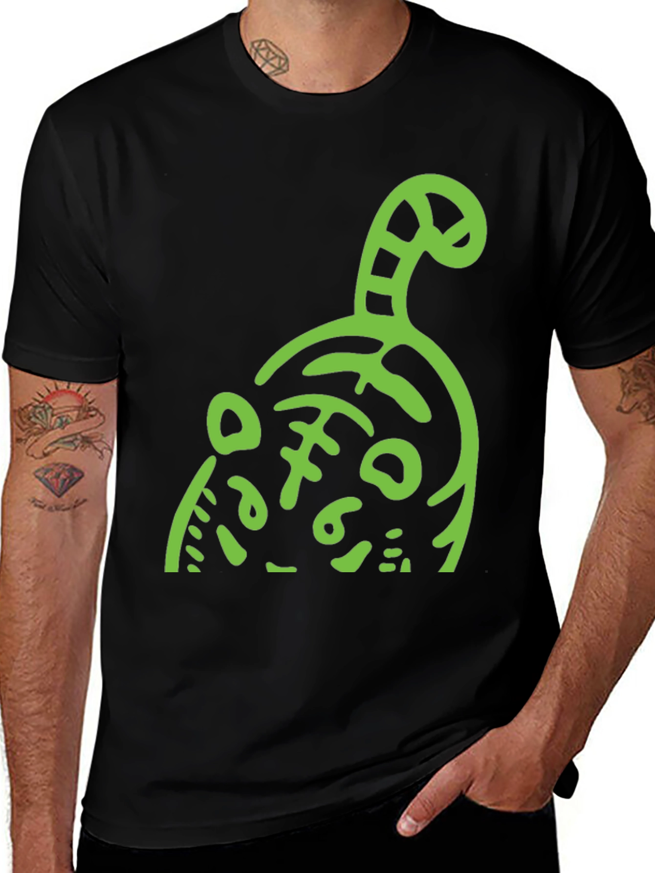 Abstract Tiger Graphic Tee