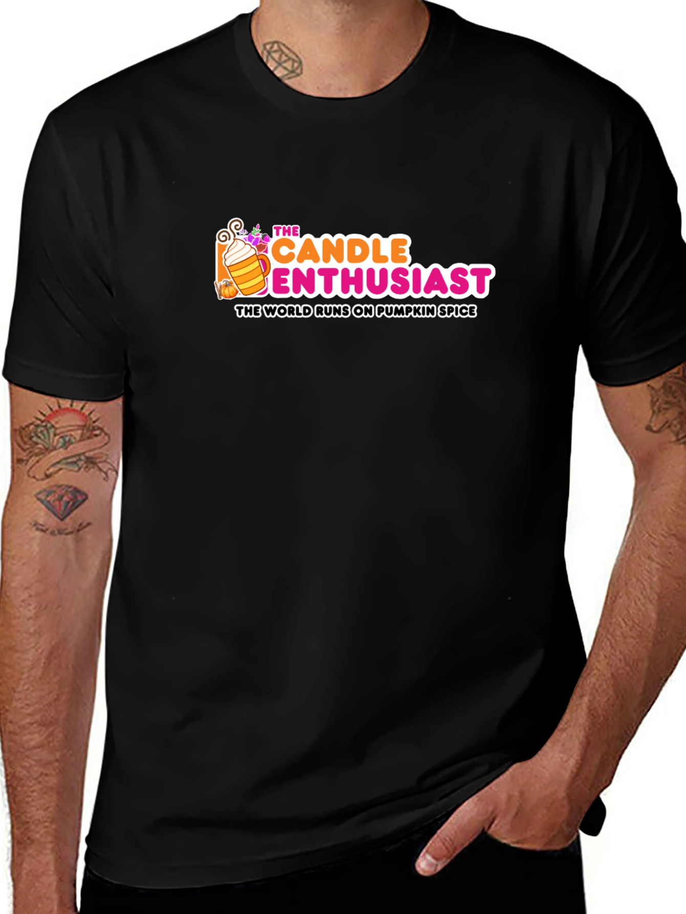 Candle Enthusiast Pumpkin Spice T-Shirt