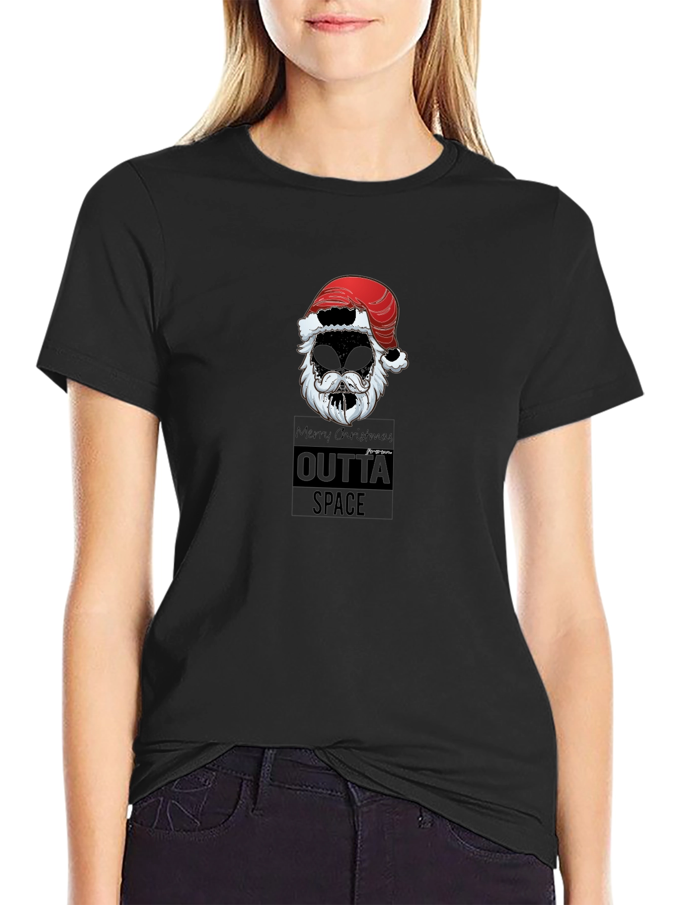 Outta Space Santa Christmas T-Shirt