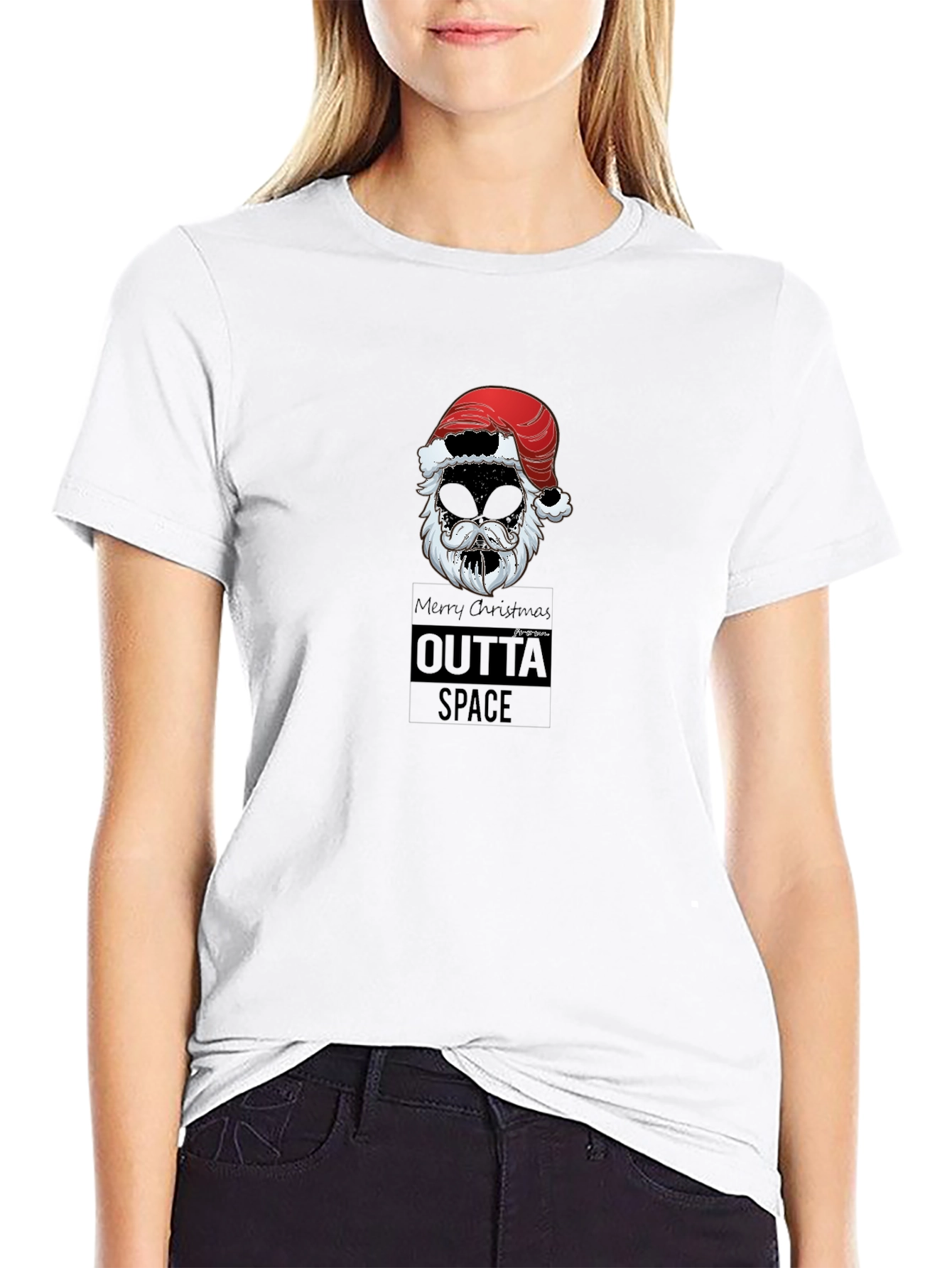 Outta Space Santa Christmas T-Shirt
