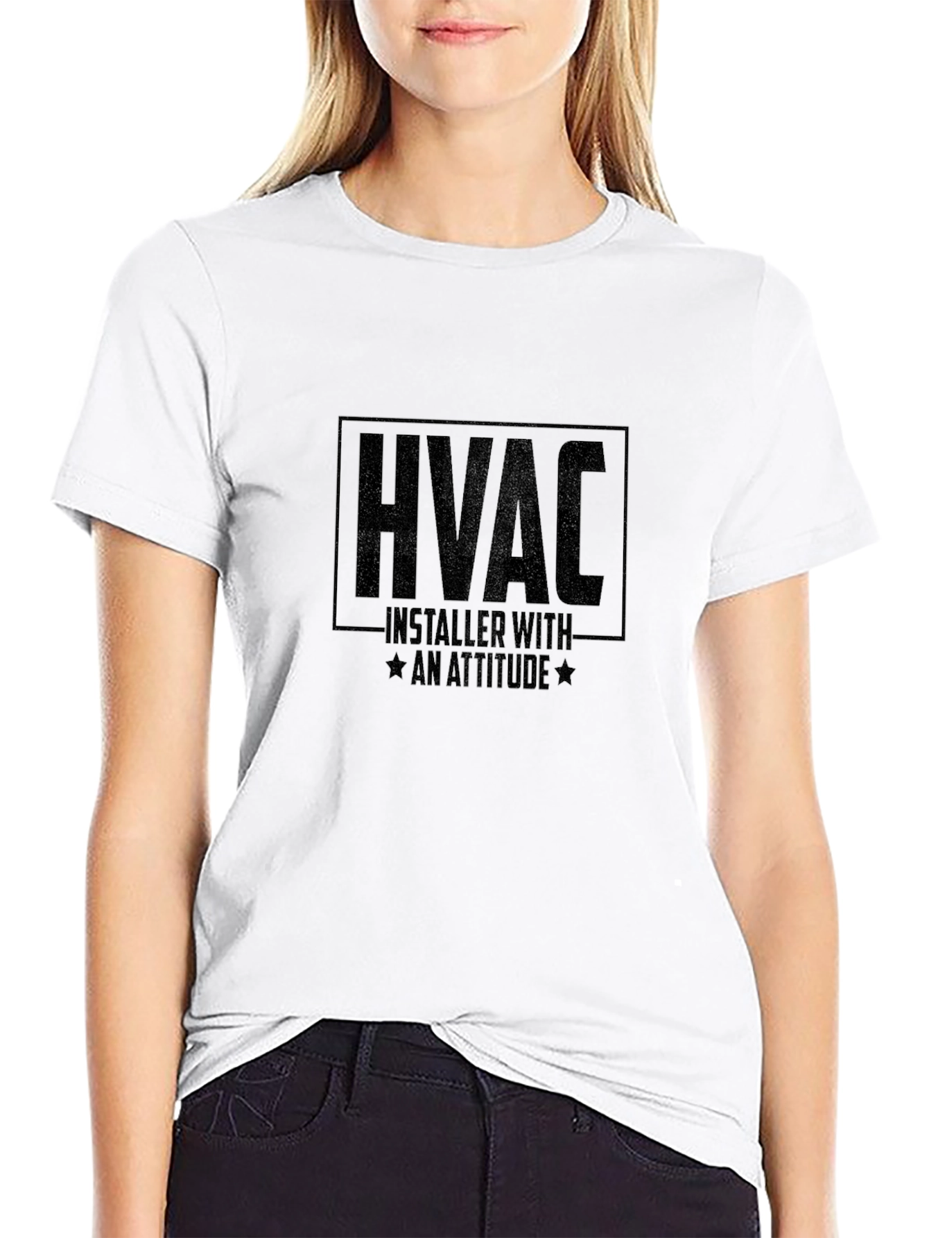 HVAC Installer With An Attitude T-Shirt