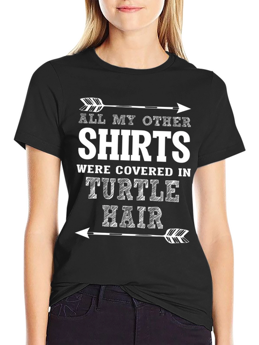 Funny Turtle Hair T-Shirt