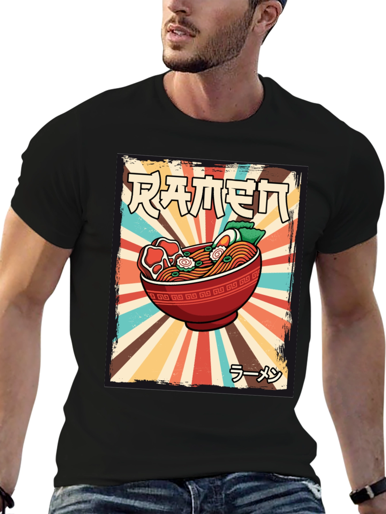 Retro Ramen Graphic T-Shirt