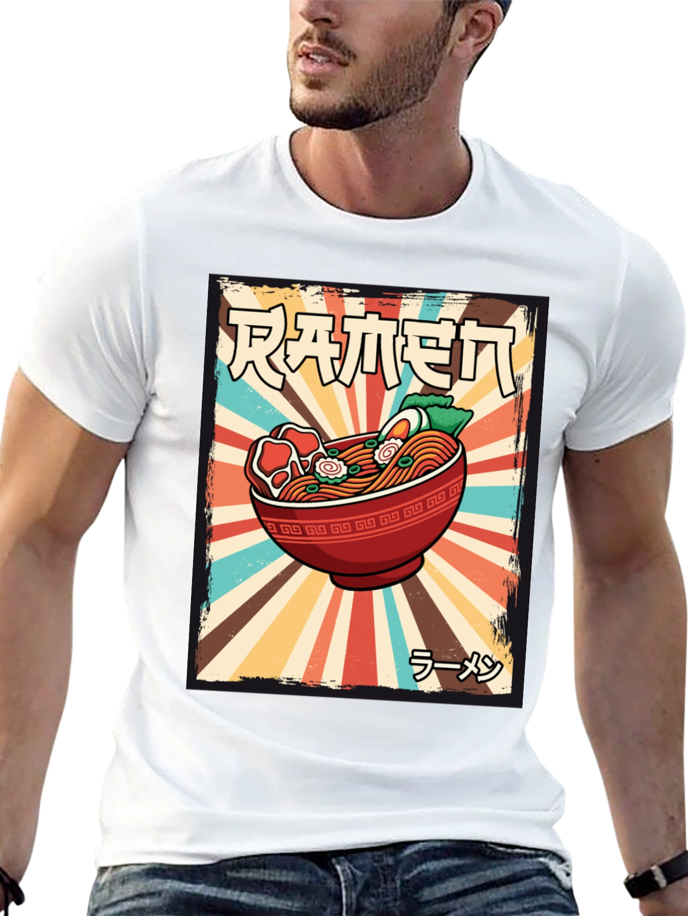 Retro Ramen Graphic T-Shirt