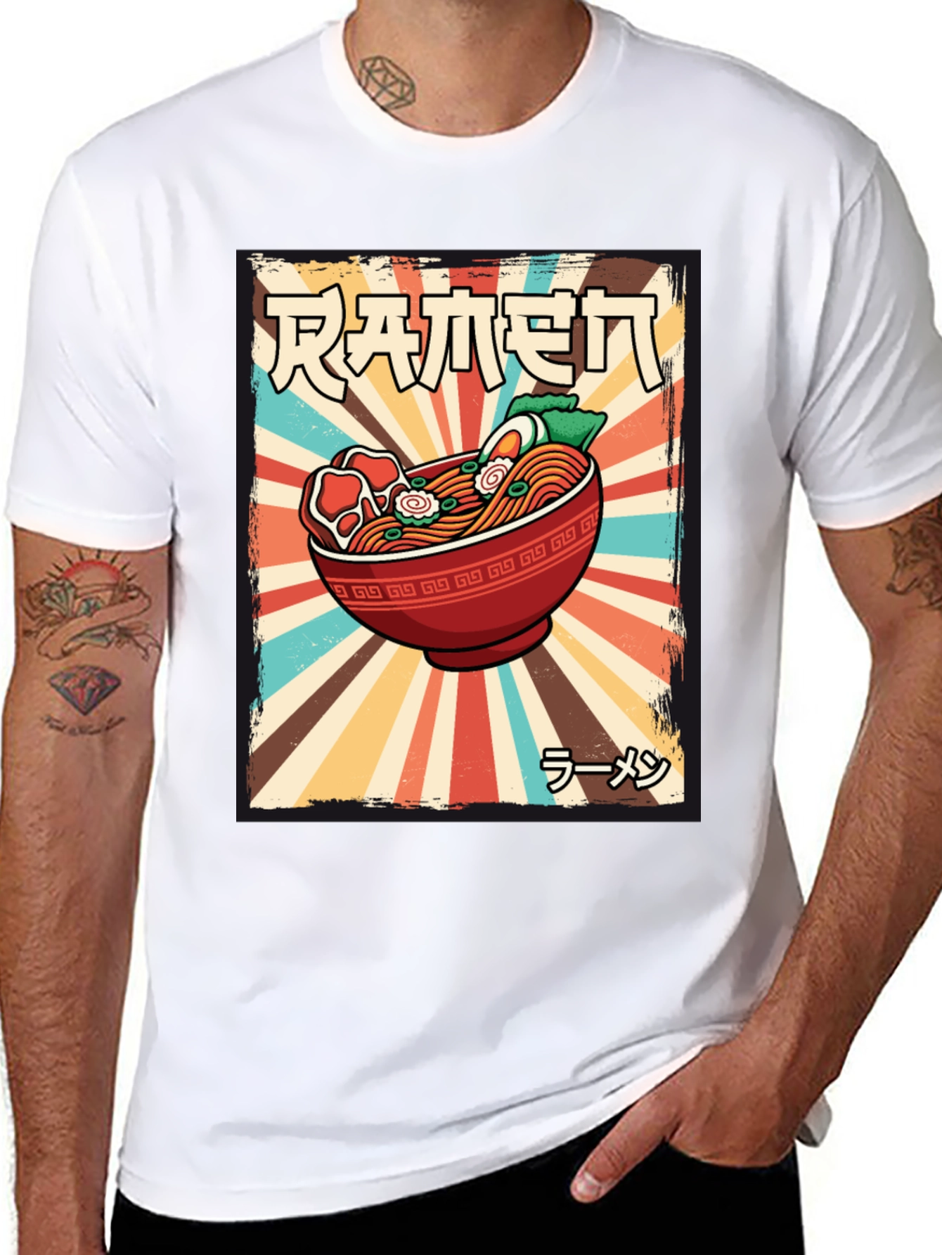 Retro Ramen Graphic T-Shirt