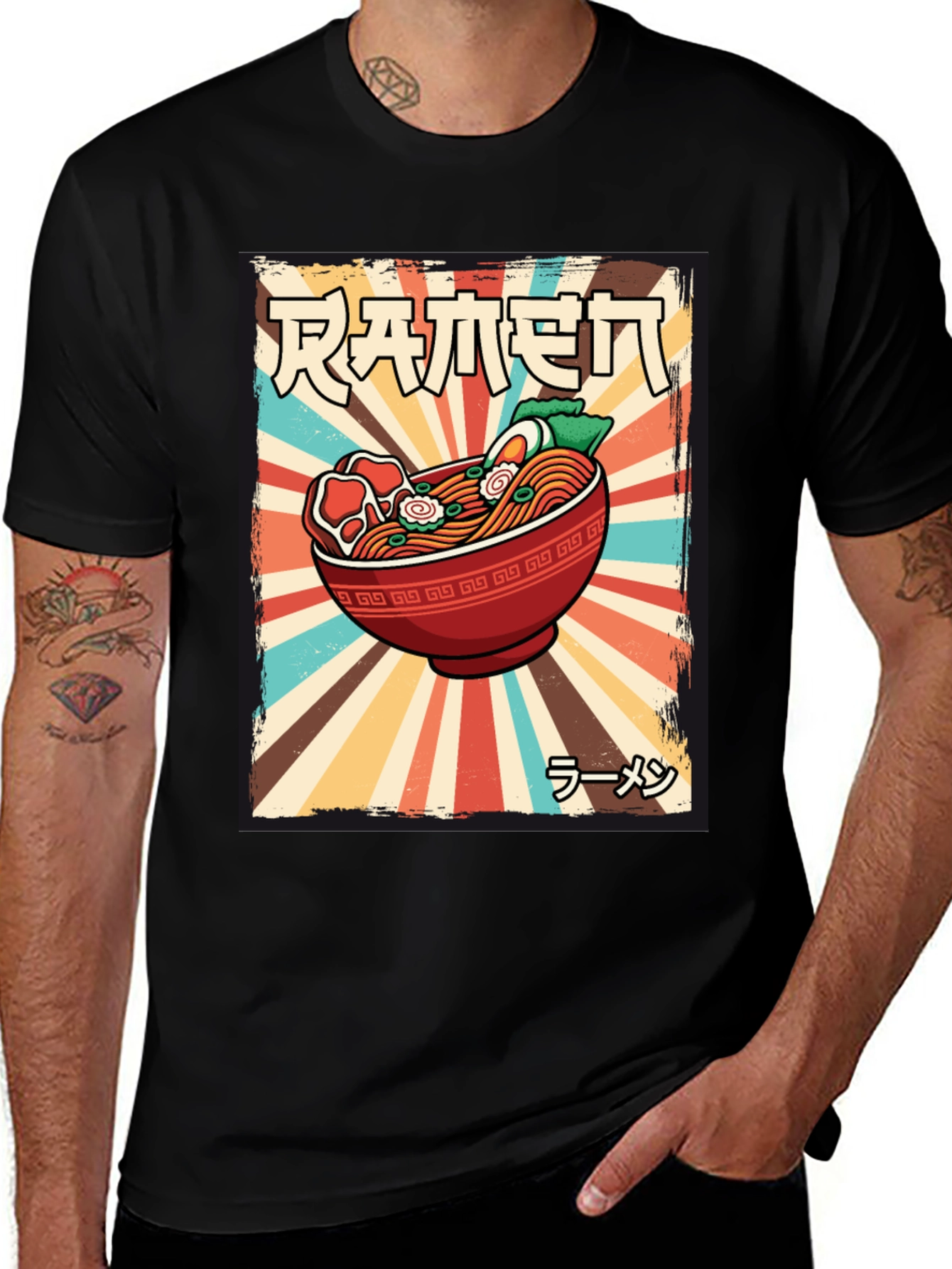 Retro Ramen Graphic T-Shirt