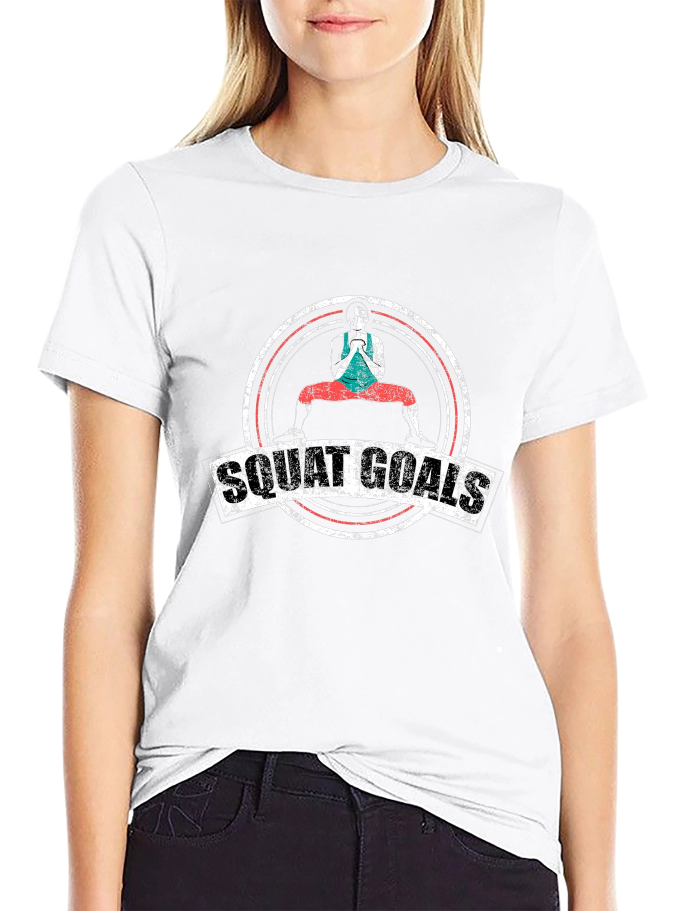 Squat Goals Graphic Tee - Fitness Apparel