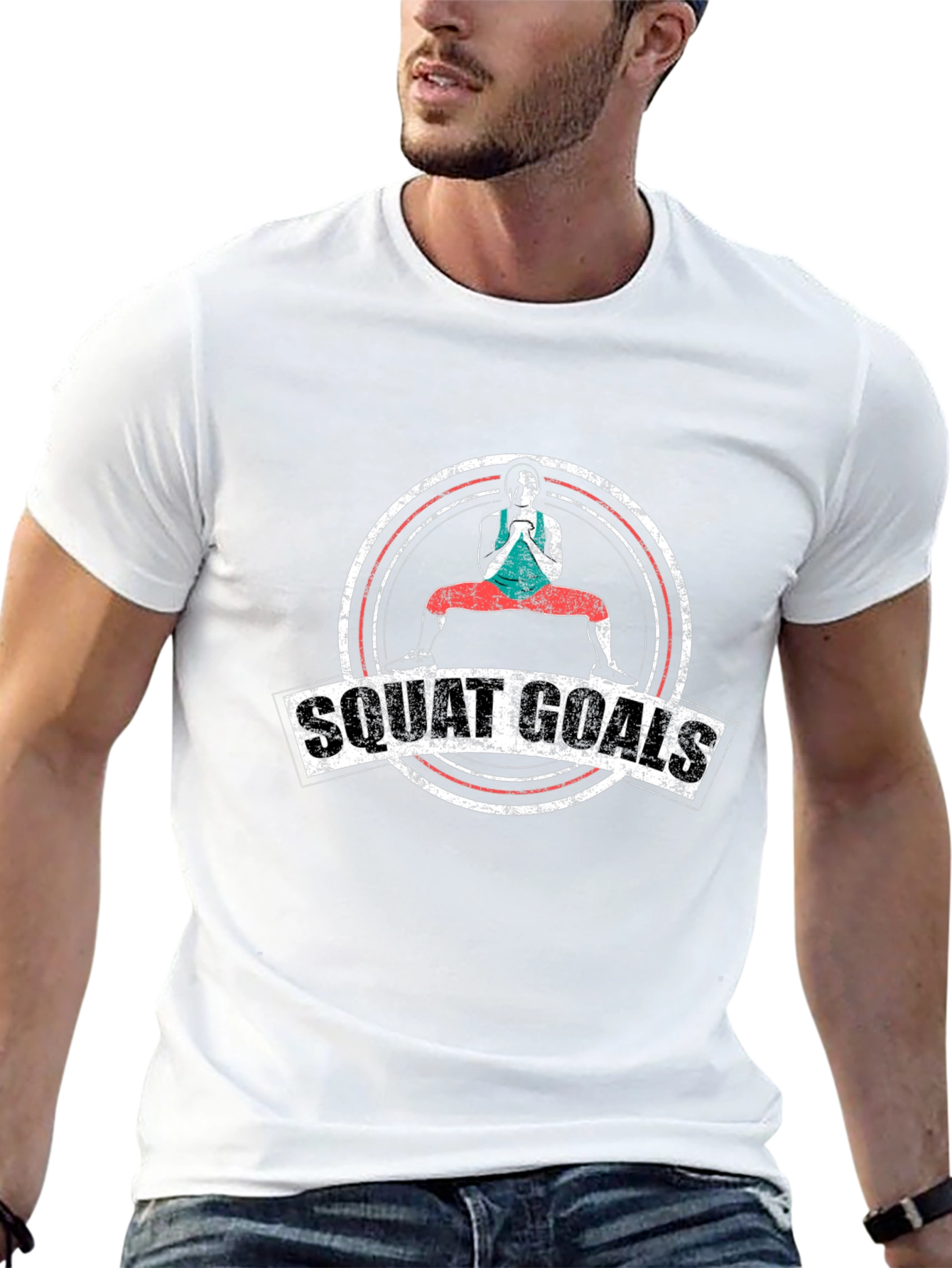 Squat Goals Graphic Tee - Fitness Apparel