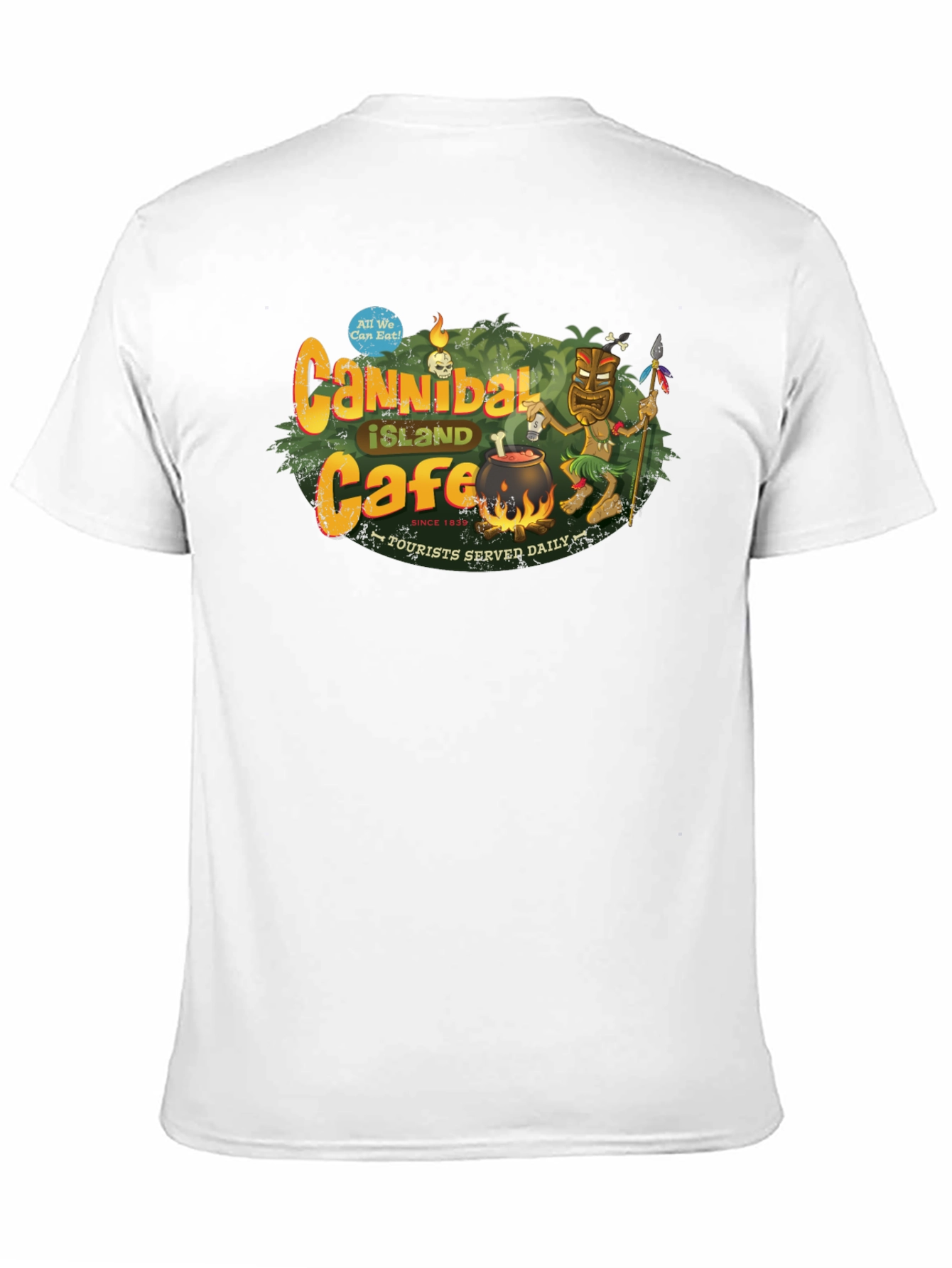 Cannibal Island Cafe Graphic T-Shirt