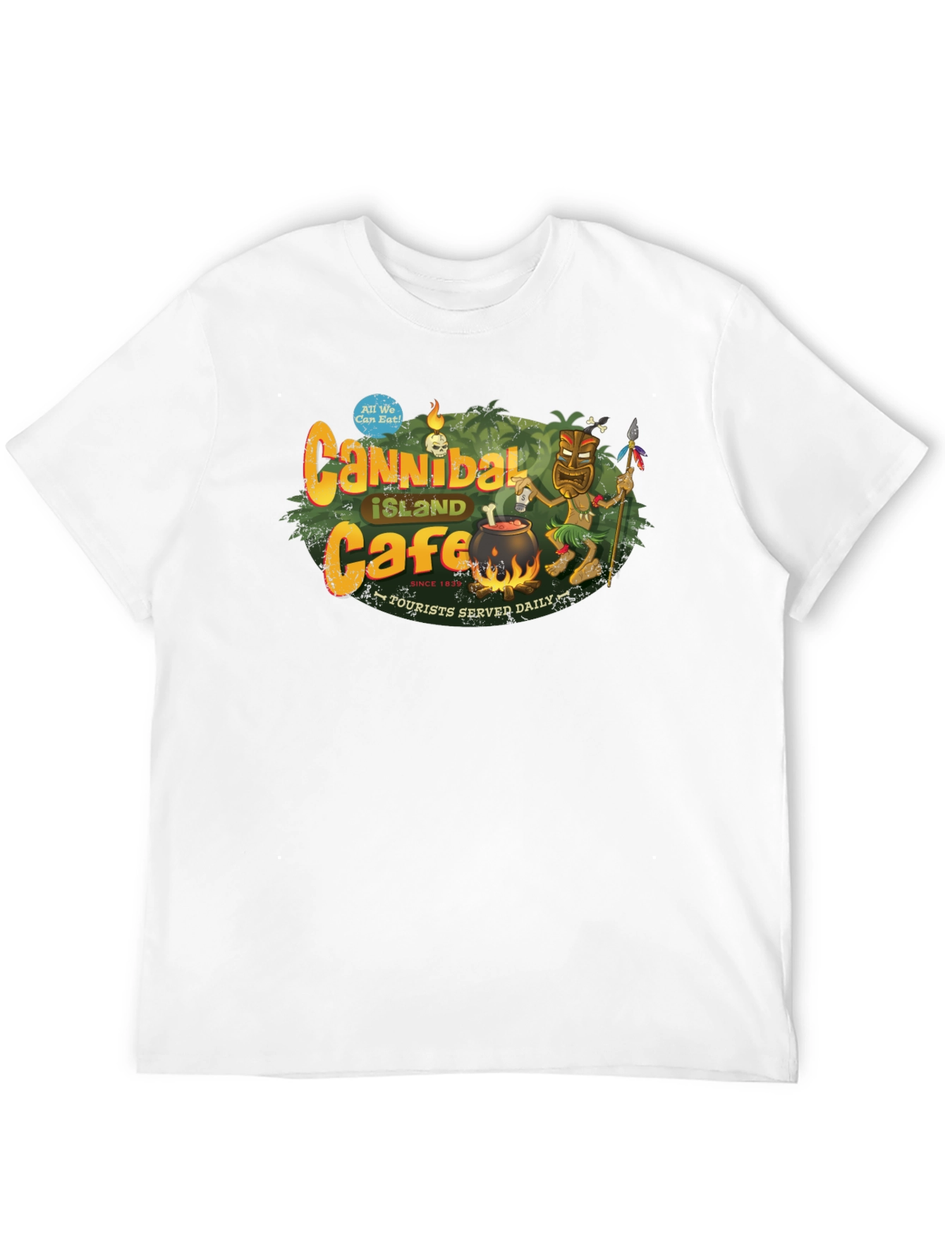 Cannibal Island Cafe Graphic T-Shirt