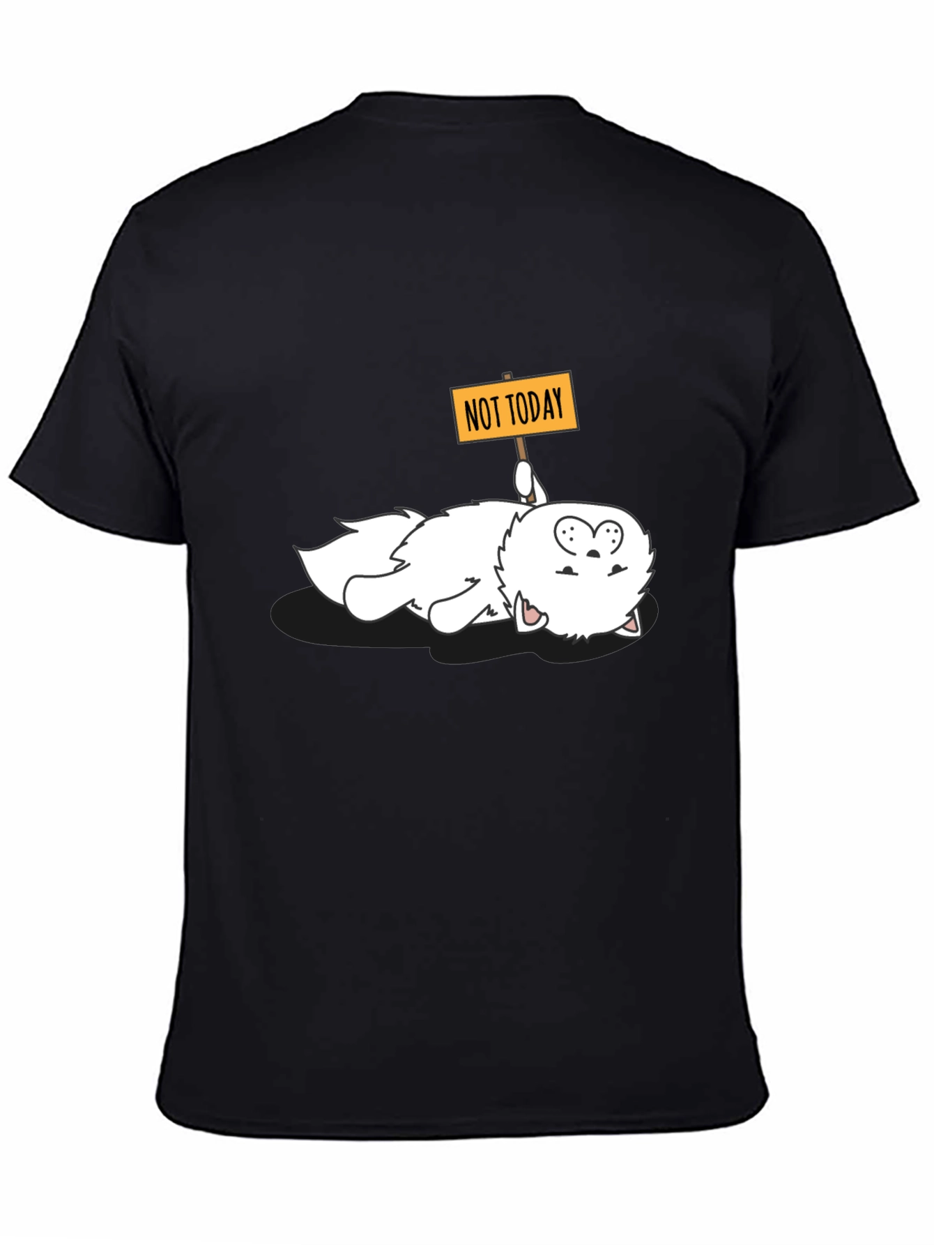 Funny Not Today Cat Graphic Tee