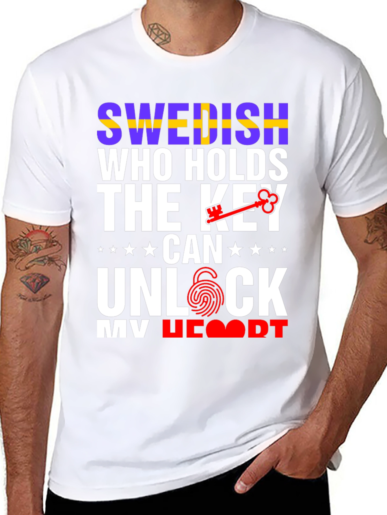 Swedish Key to My Heart T-Shirt