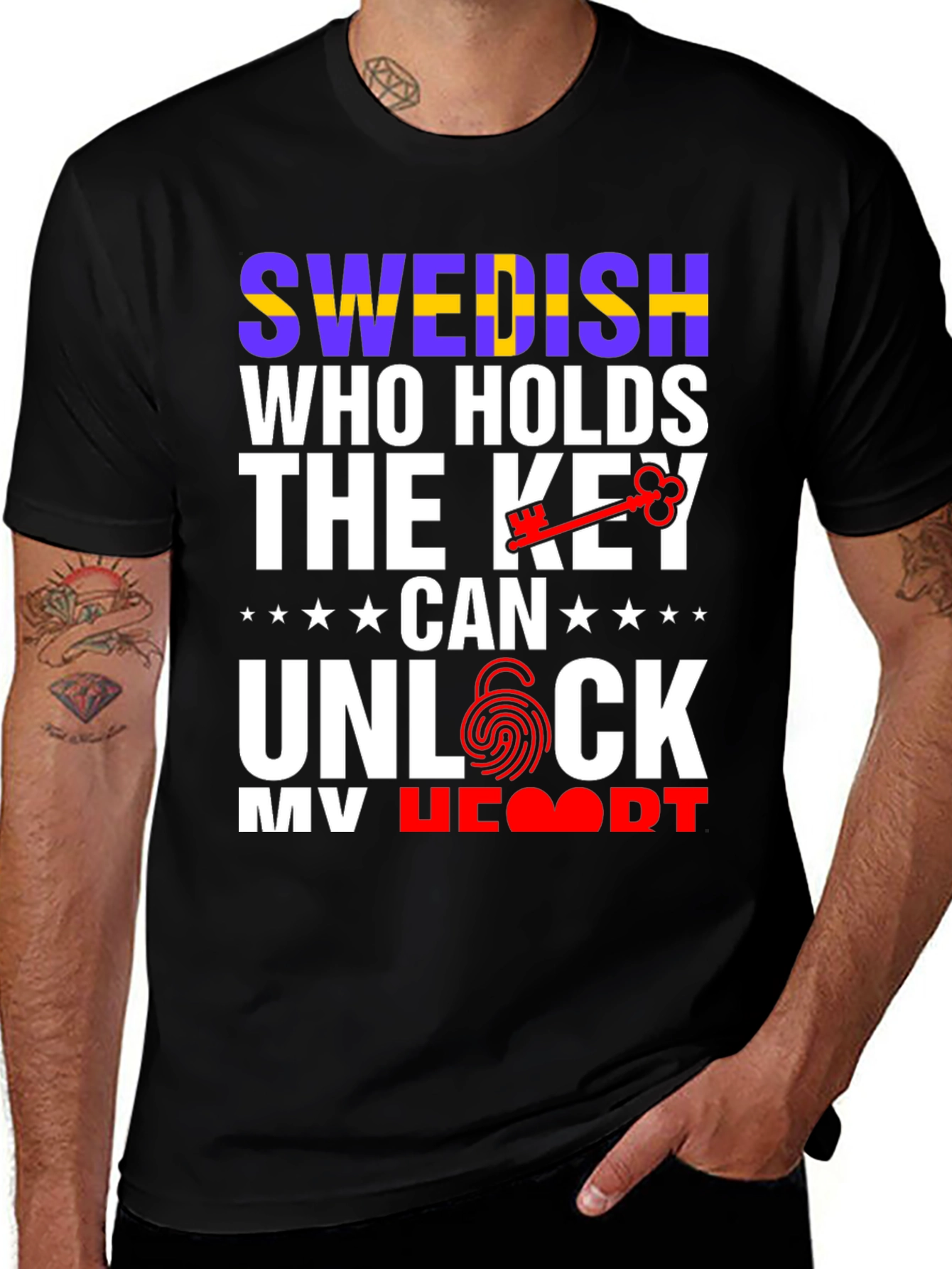 Swedish Key to My Heart T-Shirt