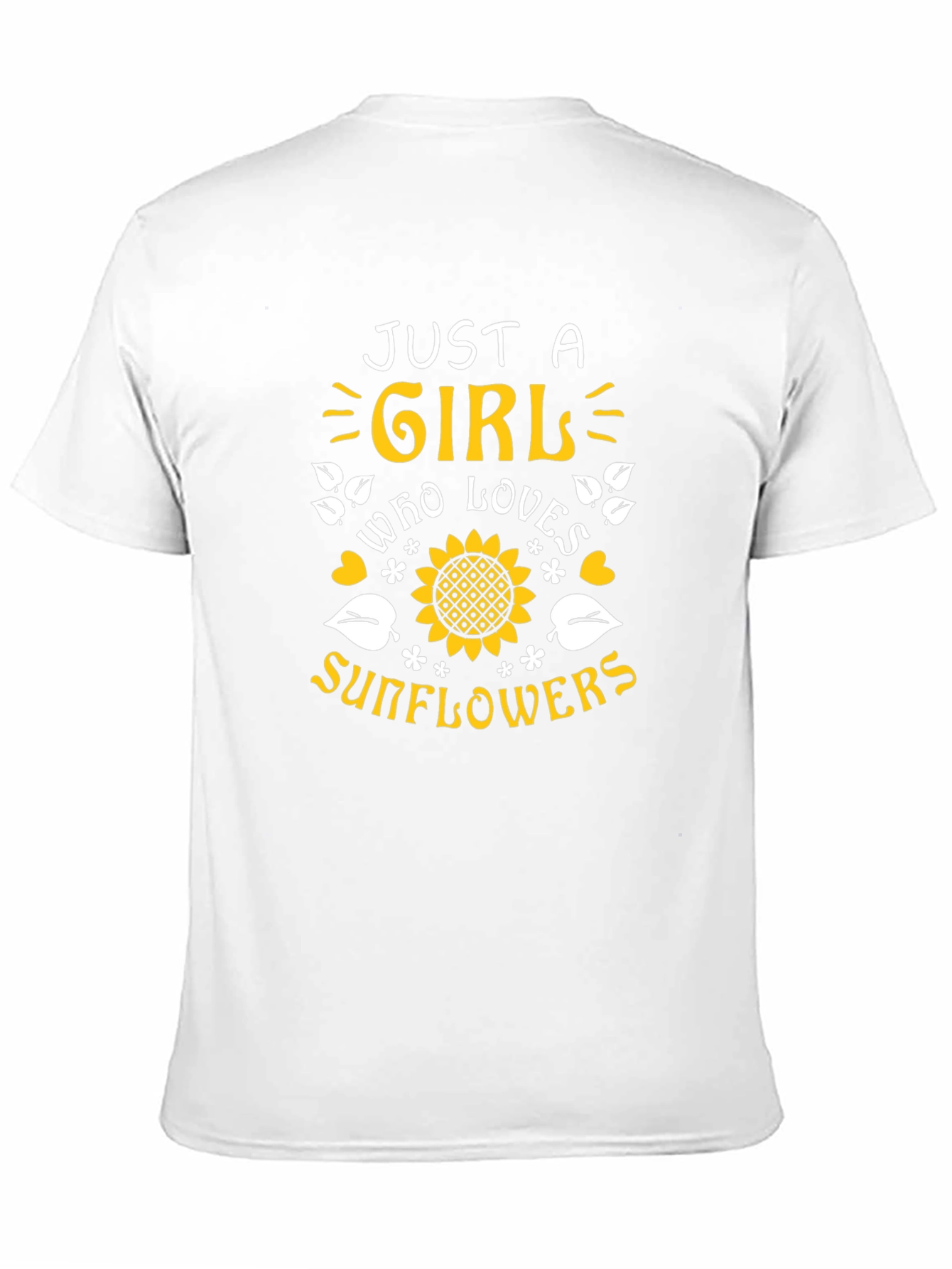 Just A Girl Who Loves Sunflowers Graphic Tee
