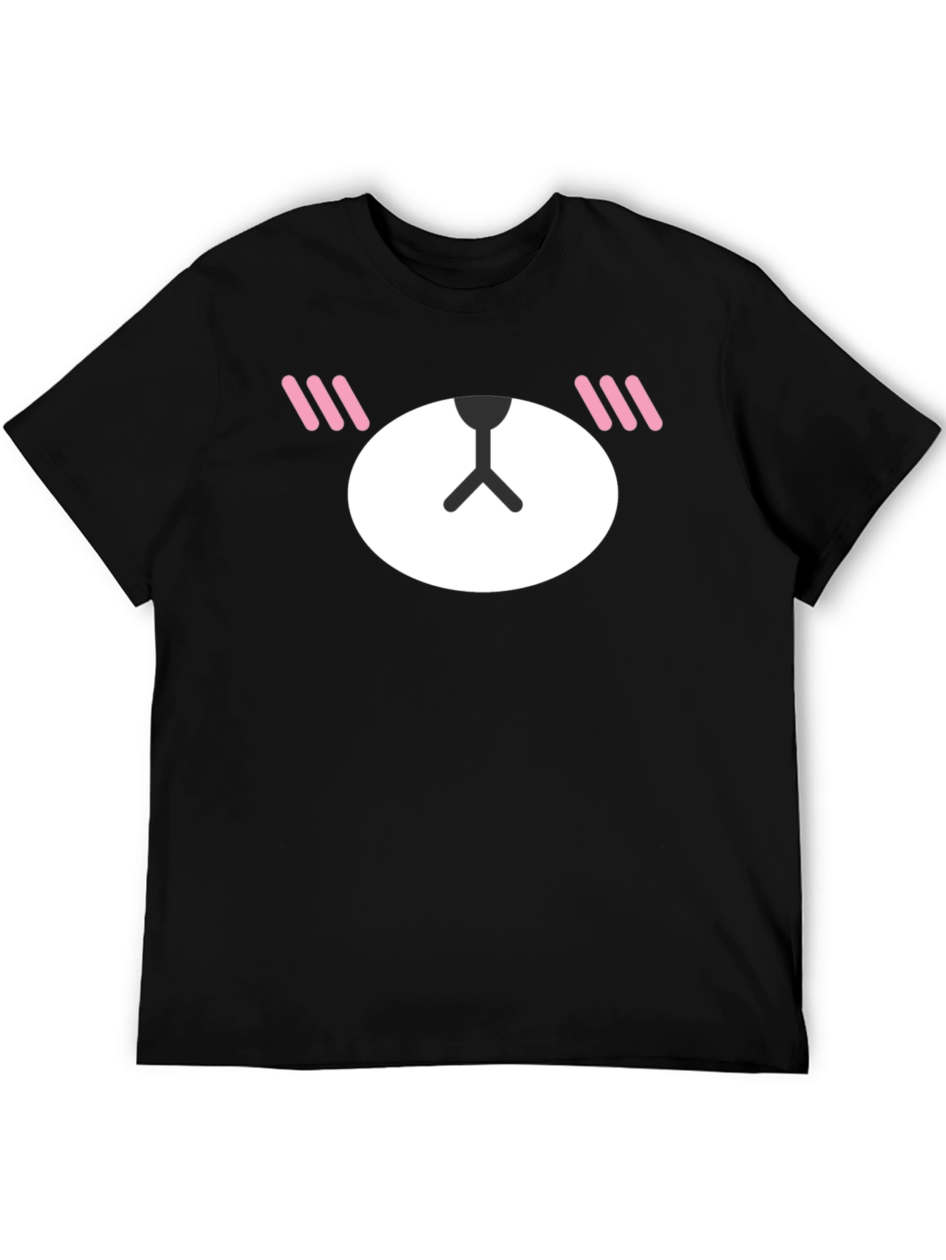 Kawaii Bear Graphic Tee - Cute Black T-Shirt