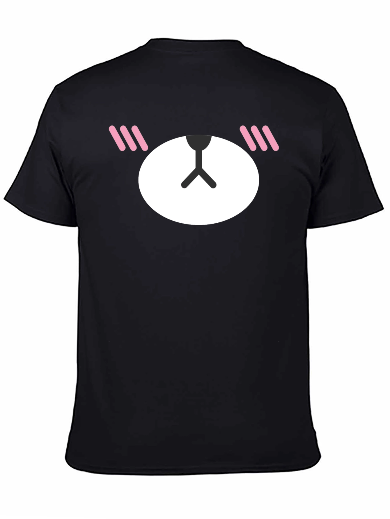 Kawaii Bear Graphic Tee - Cute Black T-Shirt