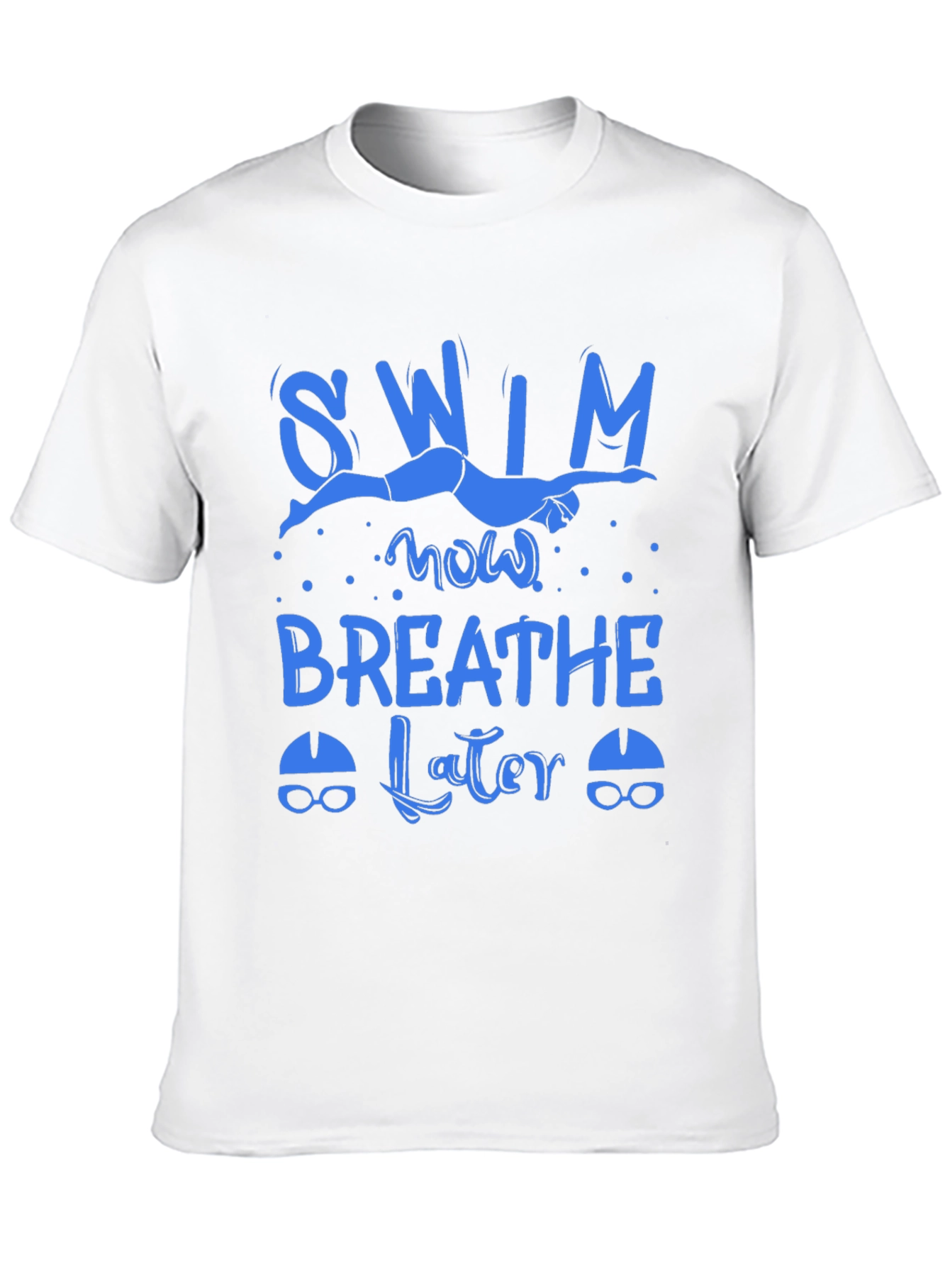 Swim Now Breathe Later Graphic T-Shirt