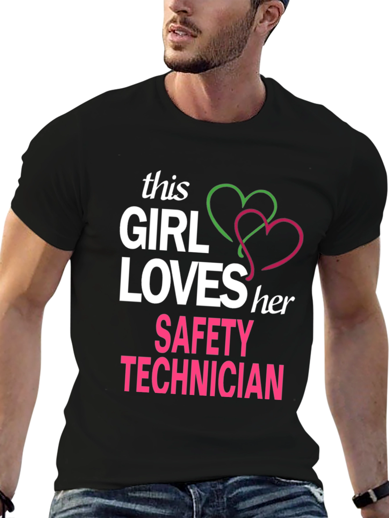 Girl Loves Her Safety Technician T-Shirt