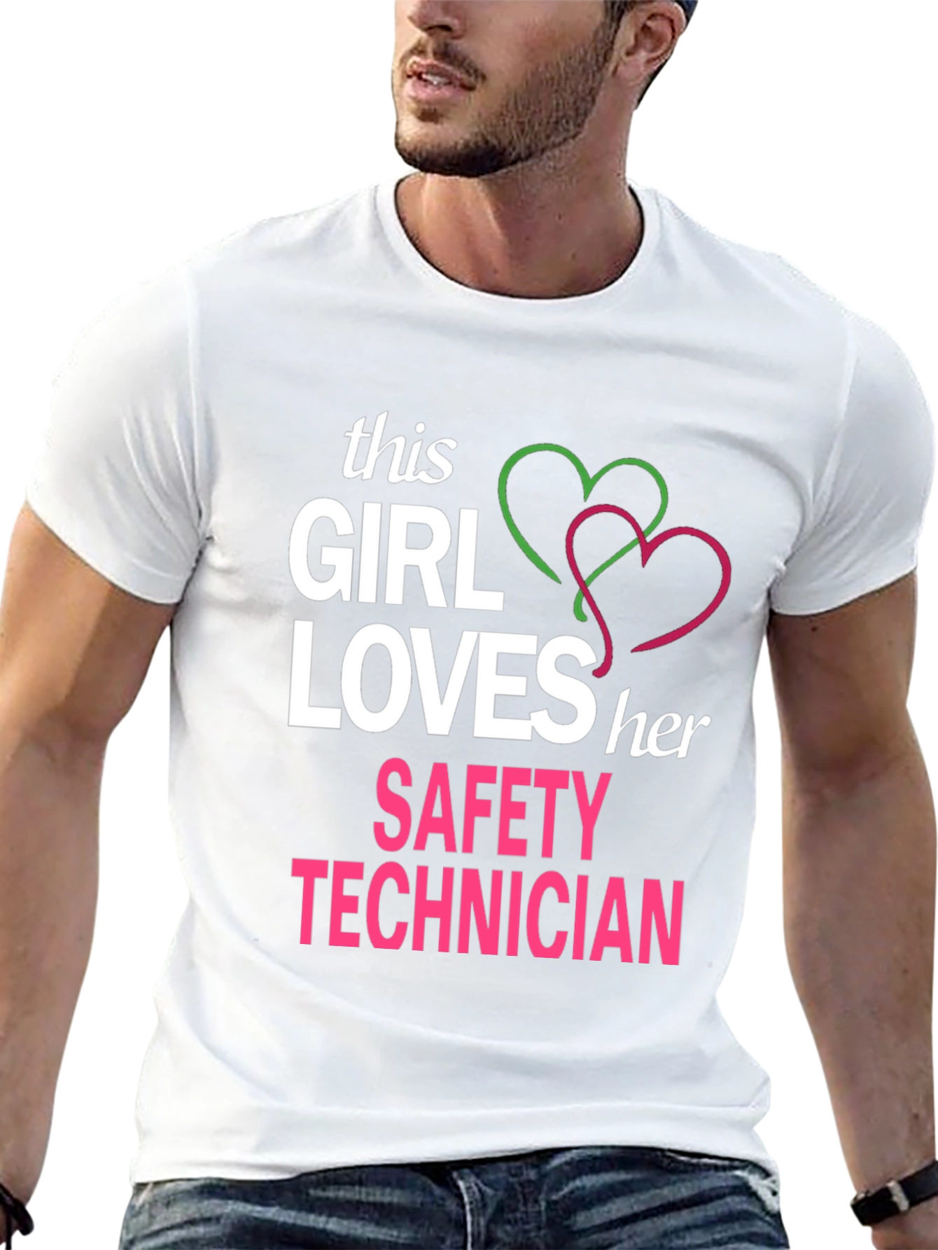Girl Loves Her Safety Technician T-Shirt