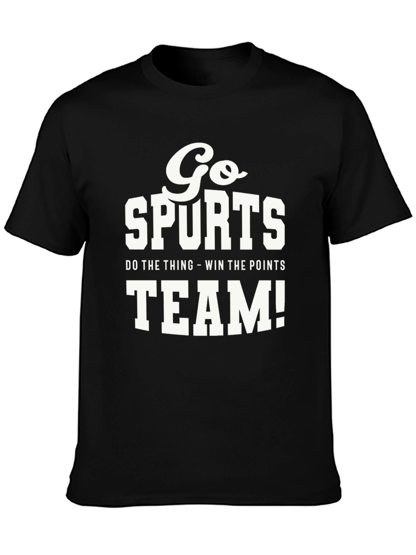 Go Spurs Team! Novelty Graphic Tee