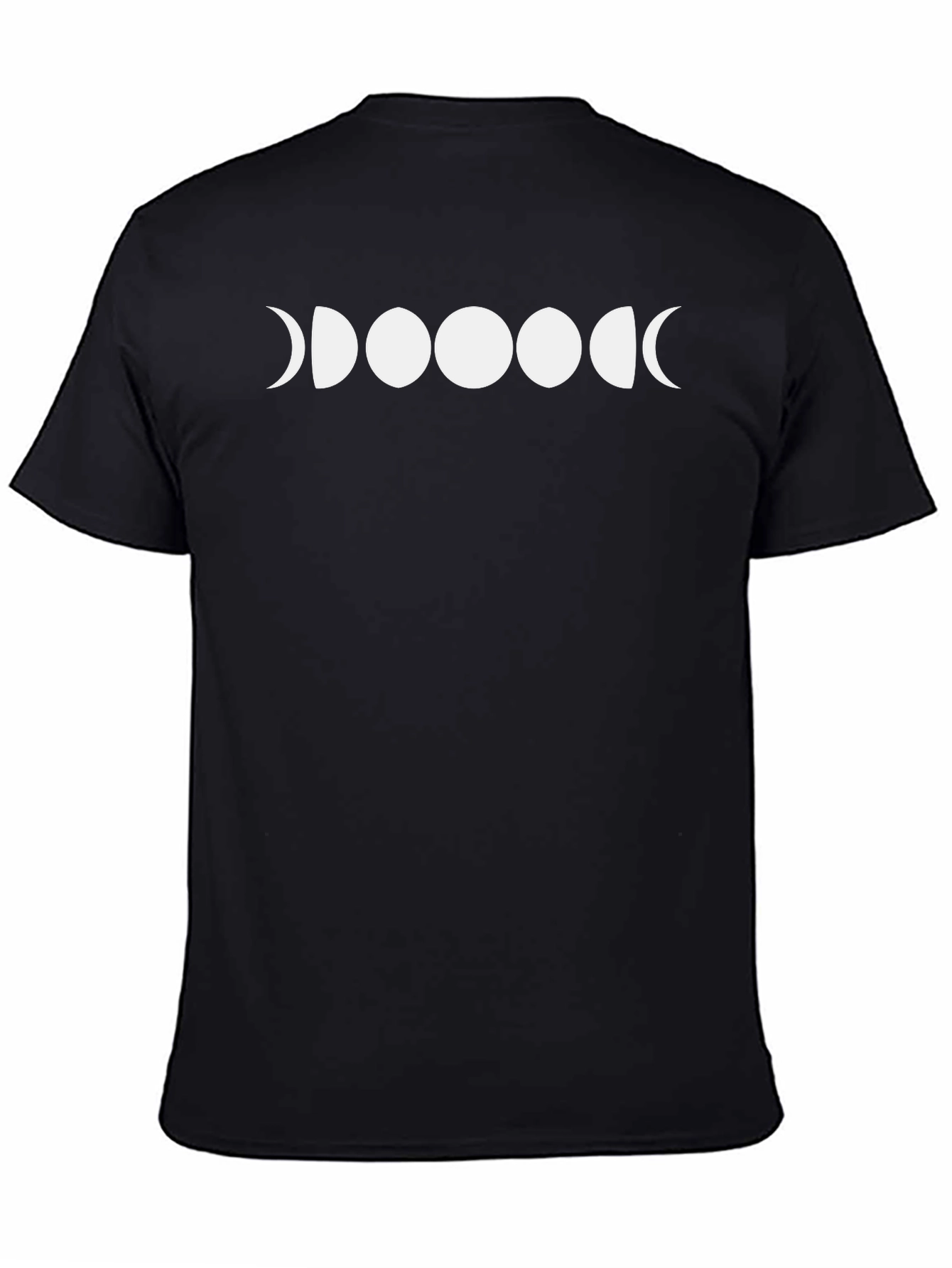 Lunar Phase T-Shirt - Black Graphic Tee