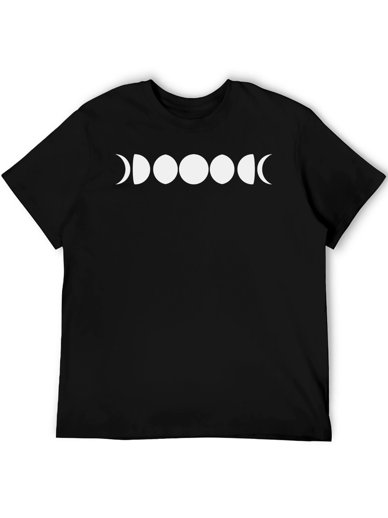 Lunar Phase T-Shirt - Black Graphic Tee