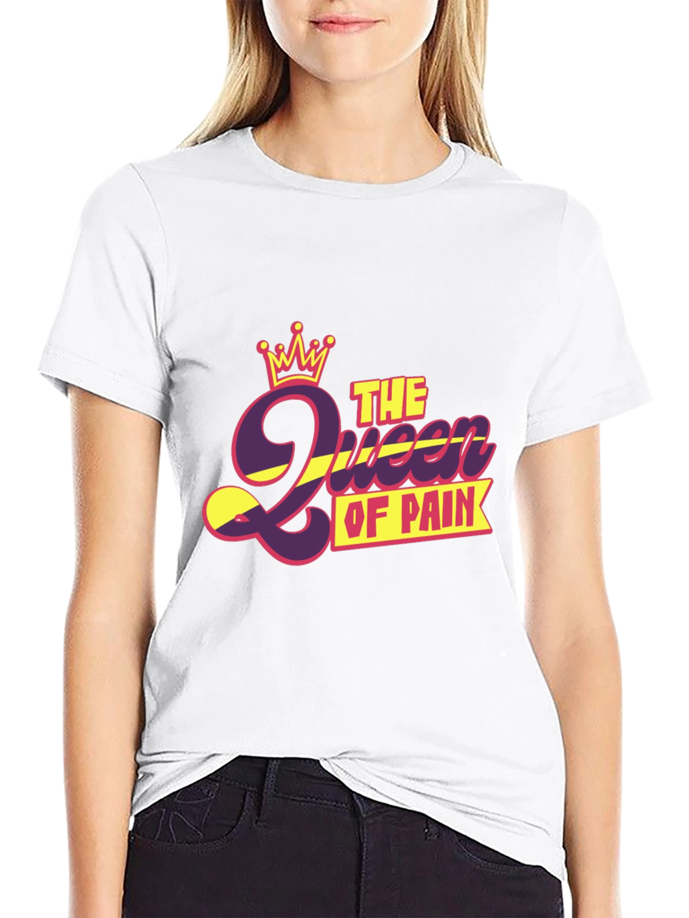Queen of Pain Black Graphic Tee