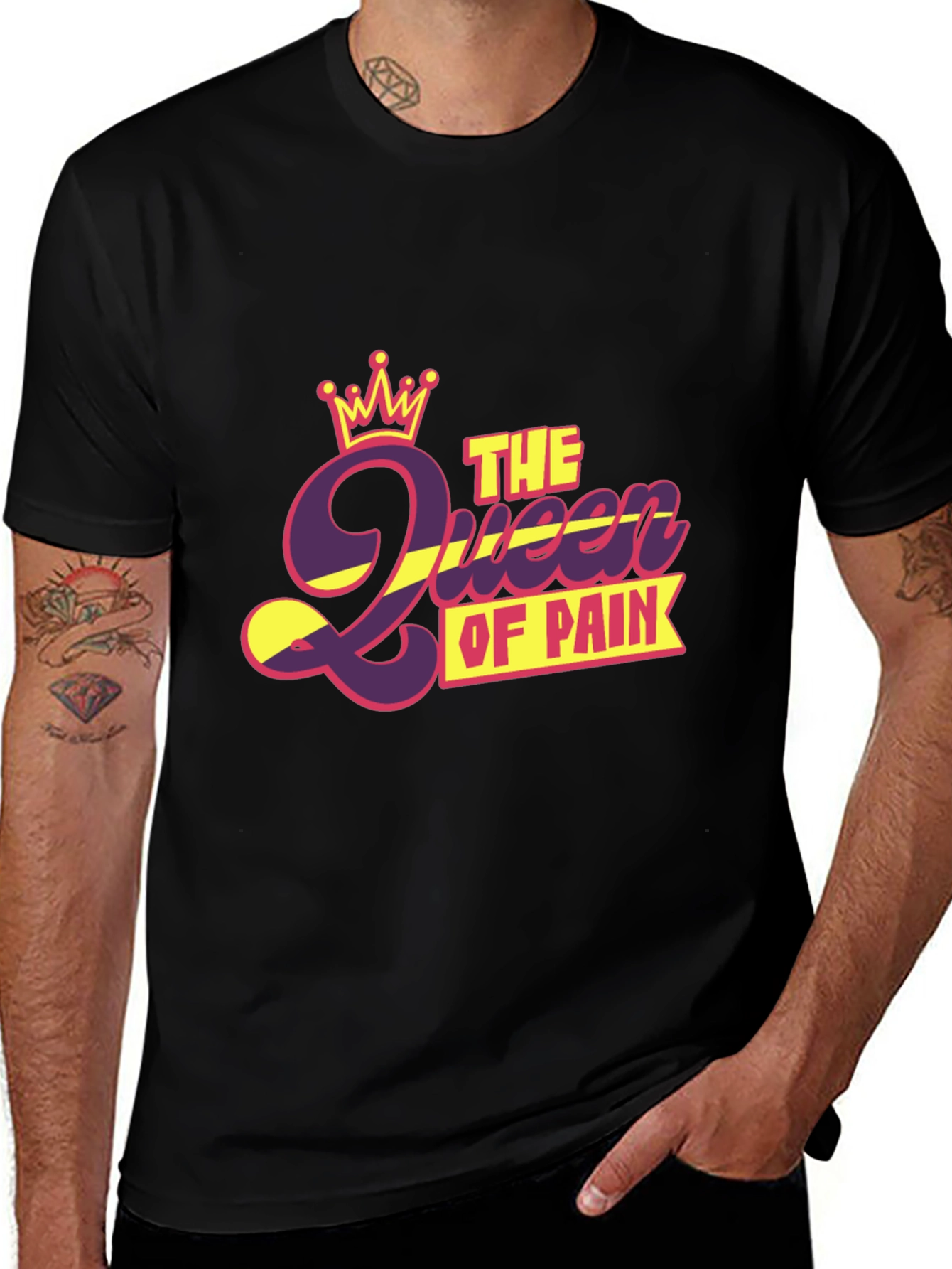 Queen of Pain Black Graphic Tee