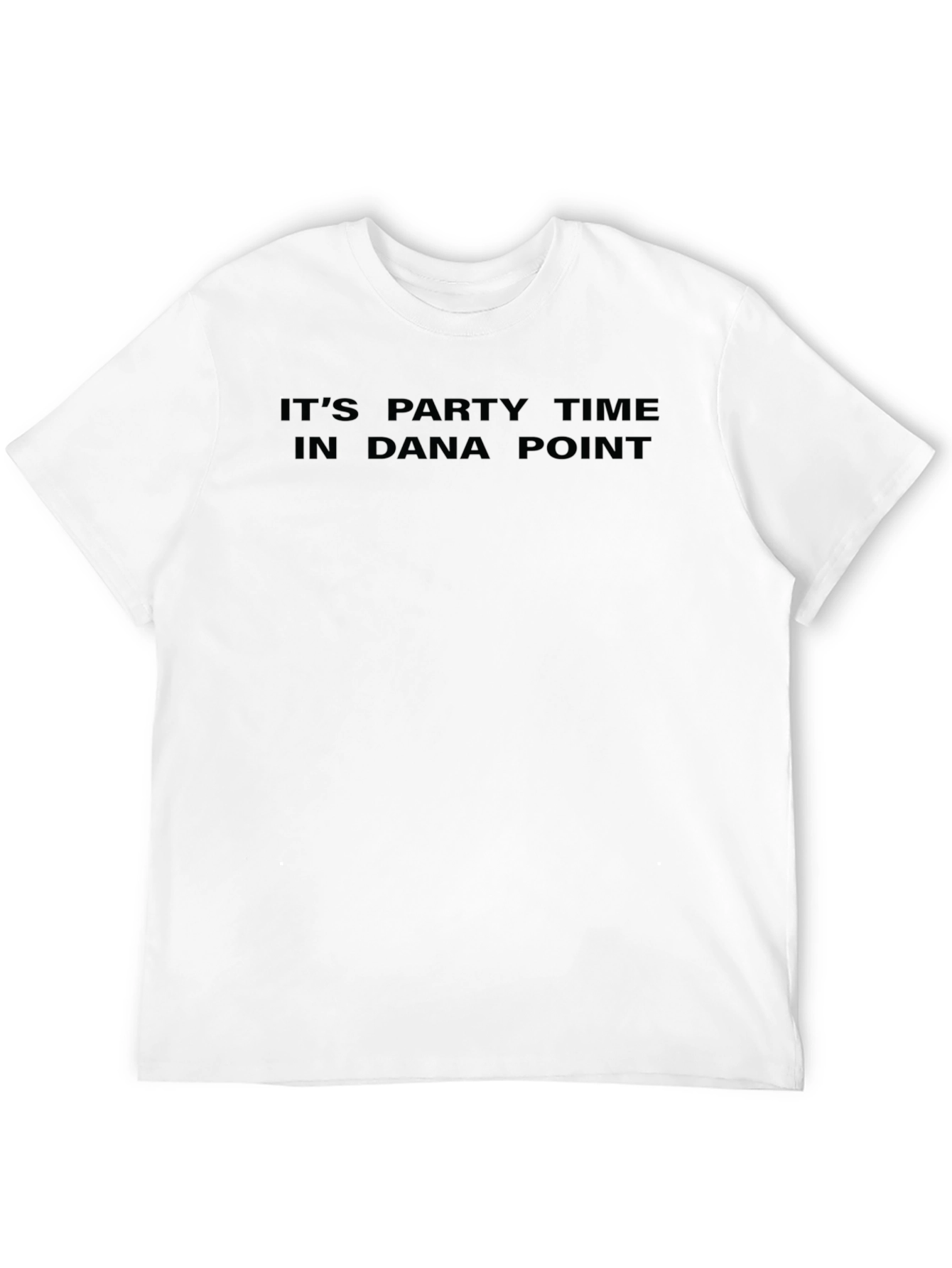 Party Time in Dana Point Black Tee