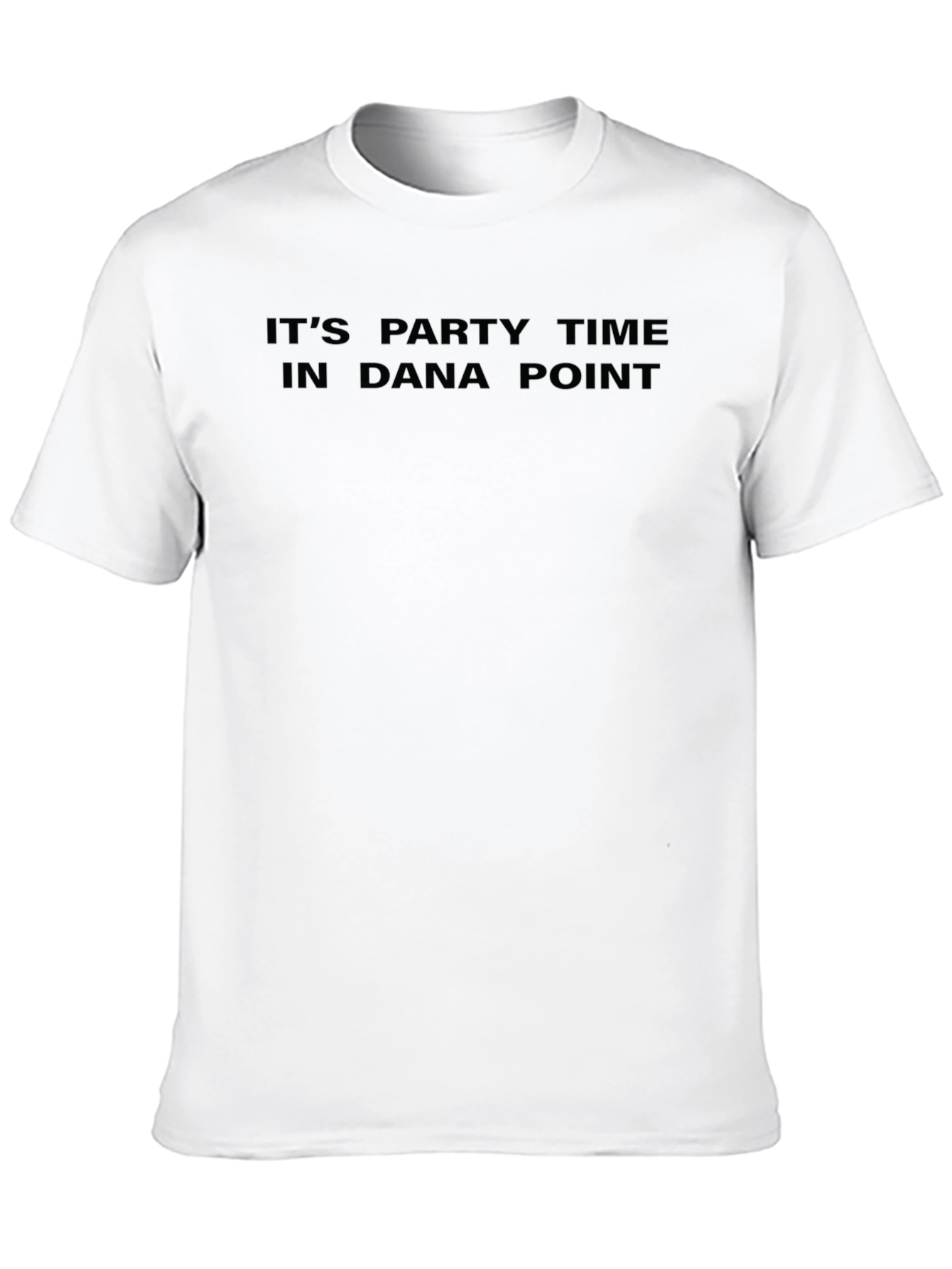 Party Time in Dana Point Black Tee