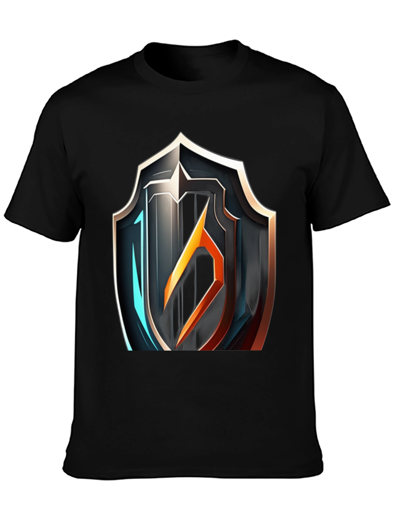 Shield Graphic Tee - Modern Armor Design