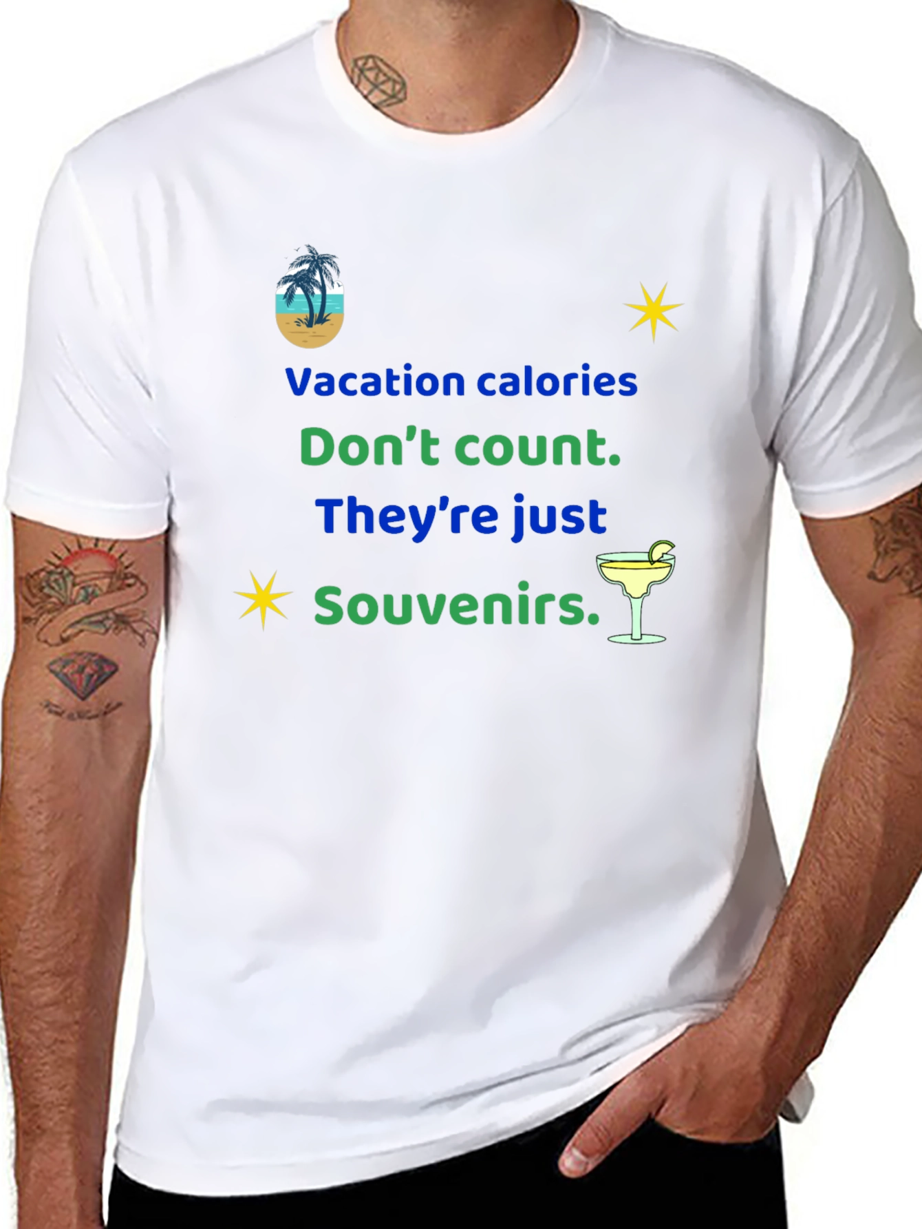 Vacation Calories Dont Count Souvenir T-Shirt