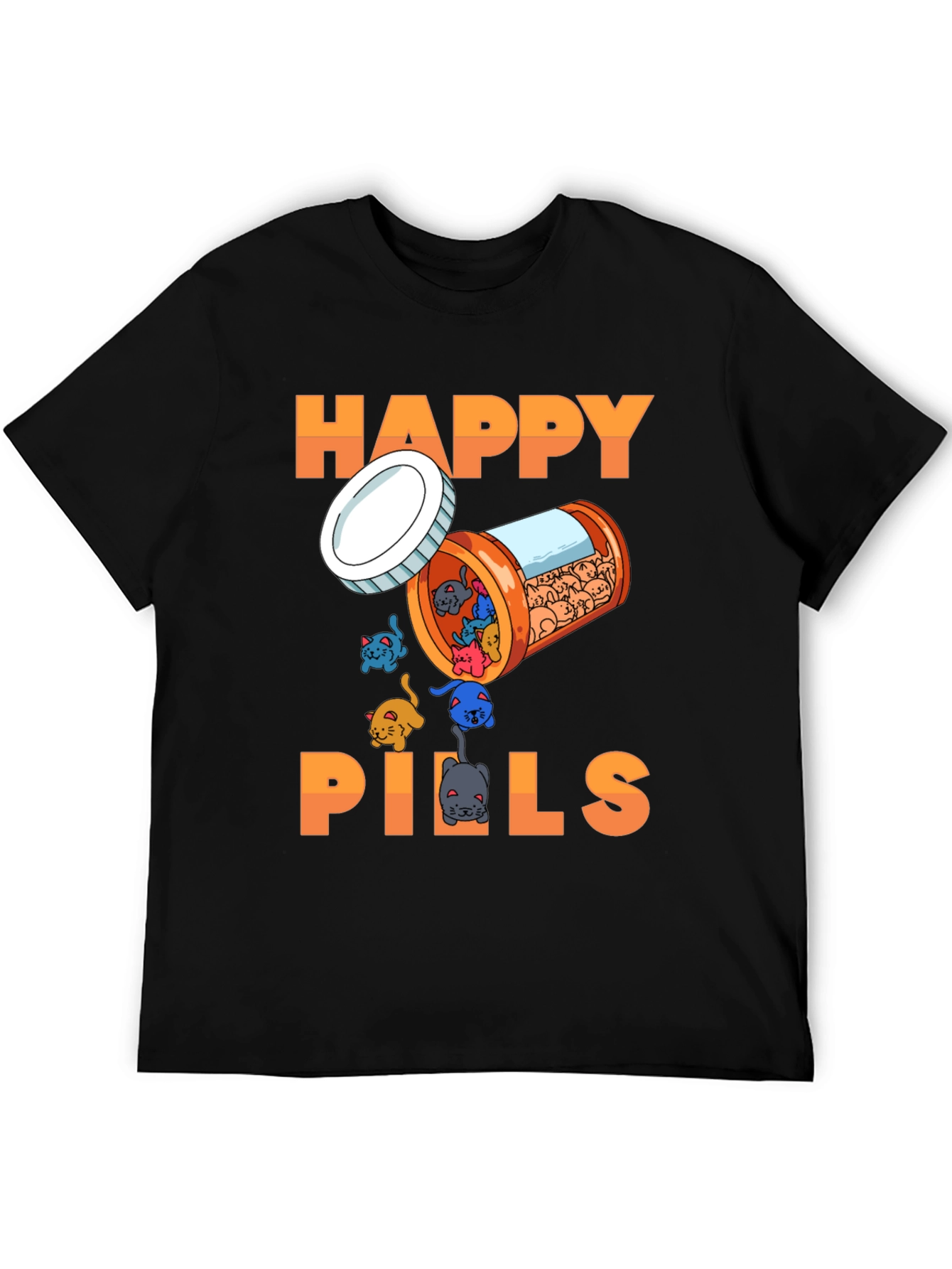 Happy Pills T-Shirt - Cat Lover Edition
