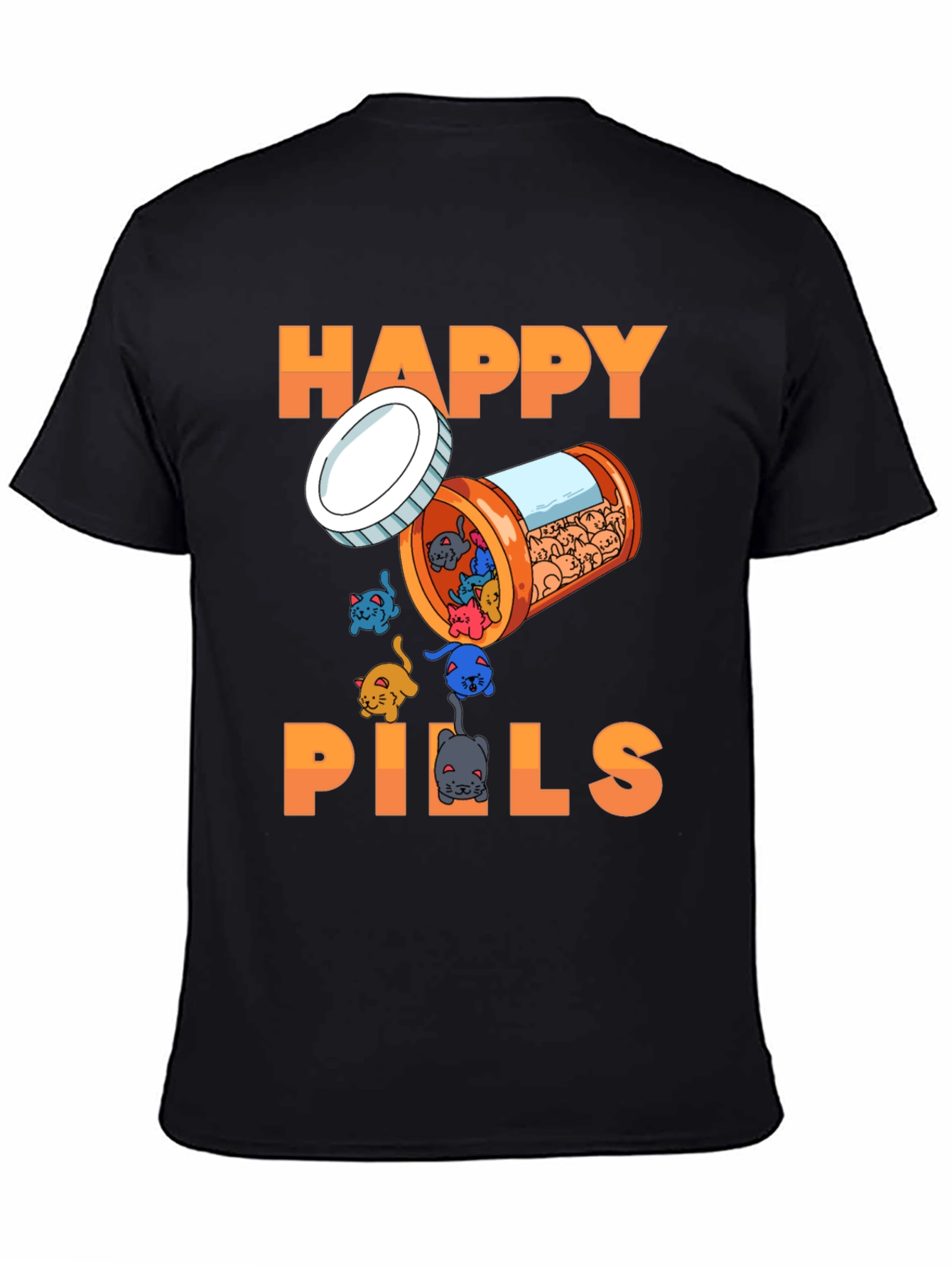 Happy Pills T-Shirt - Cat Lover Edition