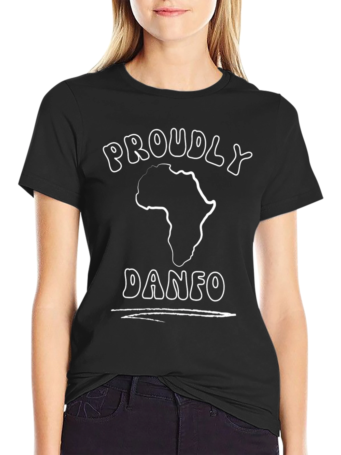 Proudly Danfo Africa Graphic Black T-Shirt