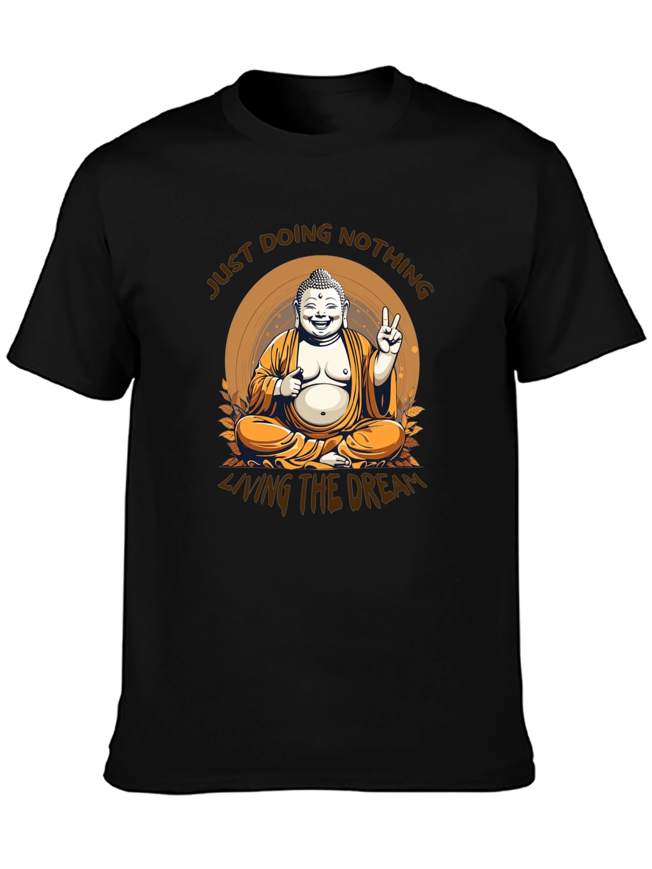 Just Doing Nothing Buddha Graphic Tee