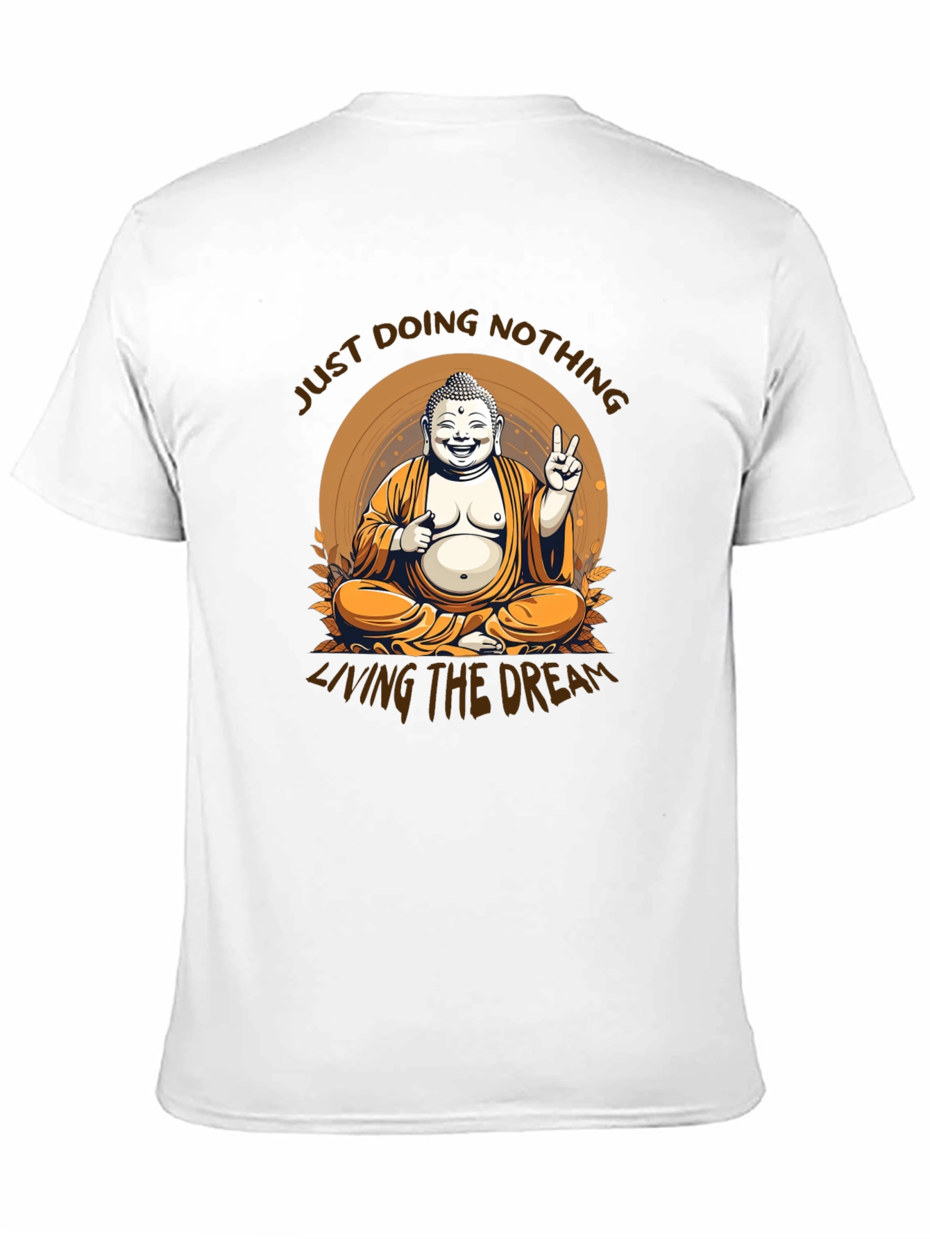 Just Doing Nothing Buddha Graphic Tee