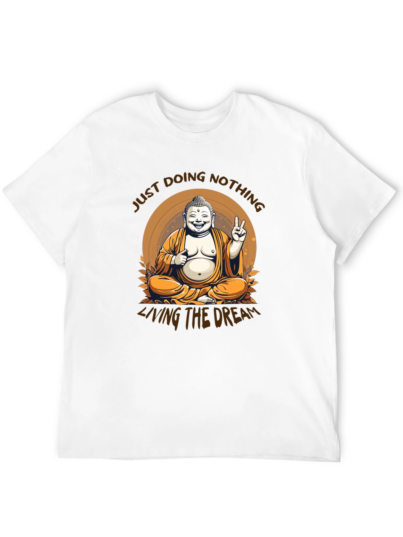 Just Doing Nothing Buddha Graphic Tee