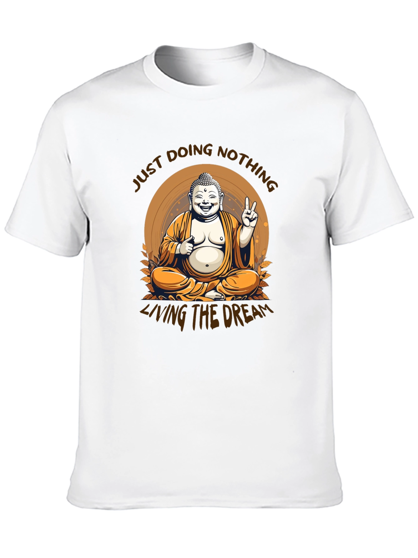 Just Doing Nothing Buddha Graphic Tee