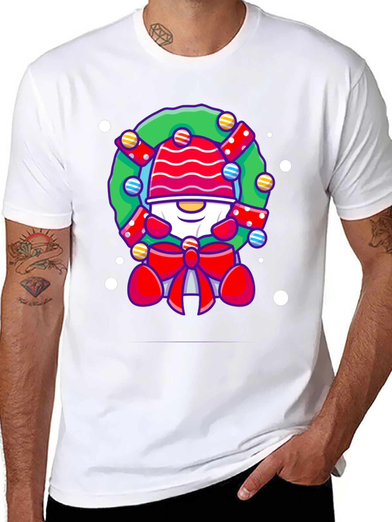 Festive Christmas Gnome T-Shirt - Holiday Style!